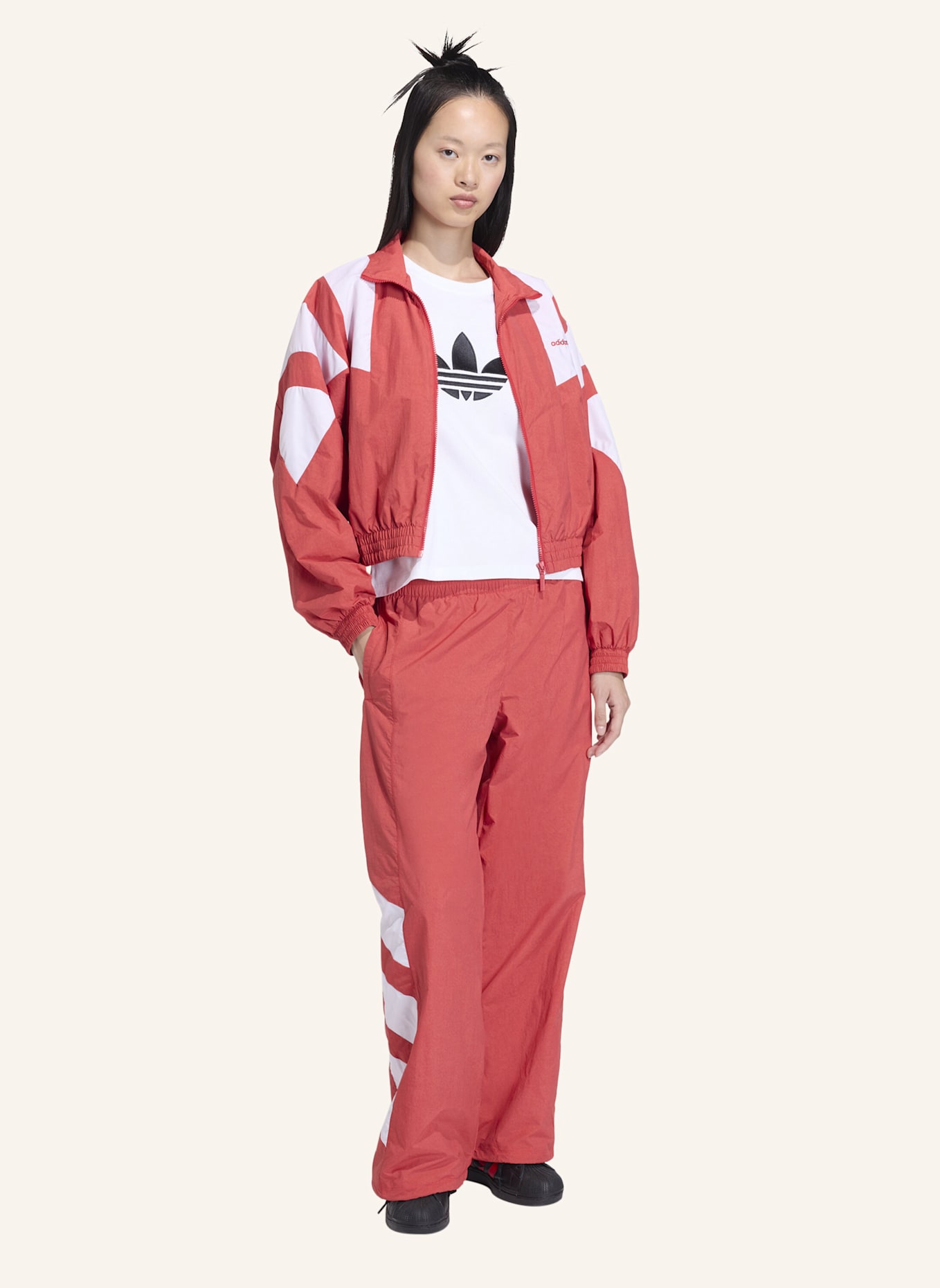 adidas Originals BLOCKED WASHED TRAININGSHOSE: ROT