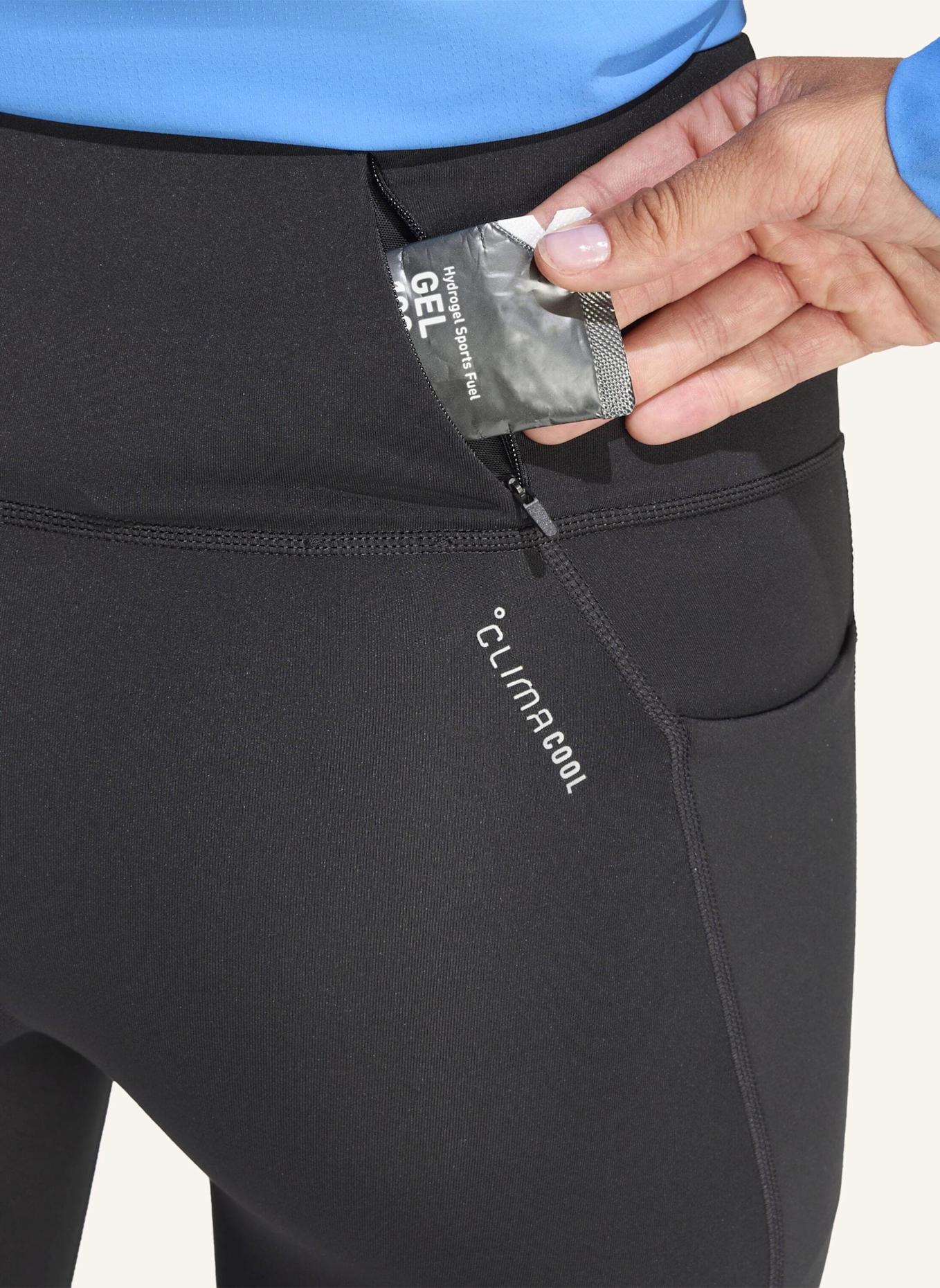 adidas ADI365 RUNNING CLIMACOOL 3/4 LEGGINGS: SCHWARZ