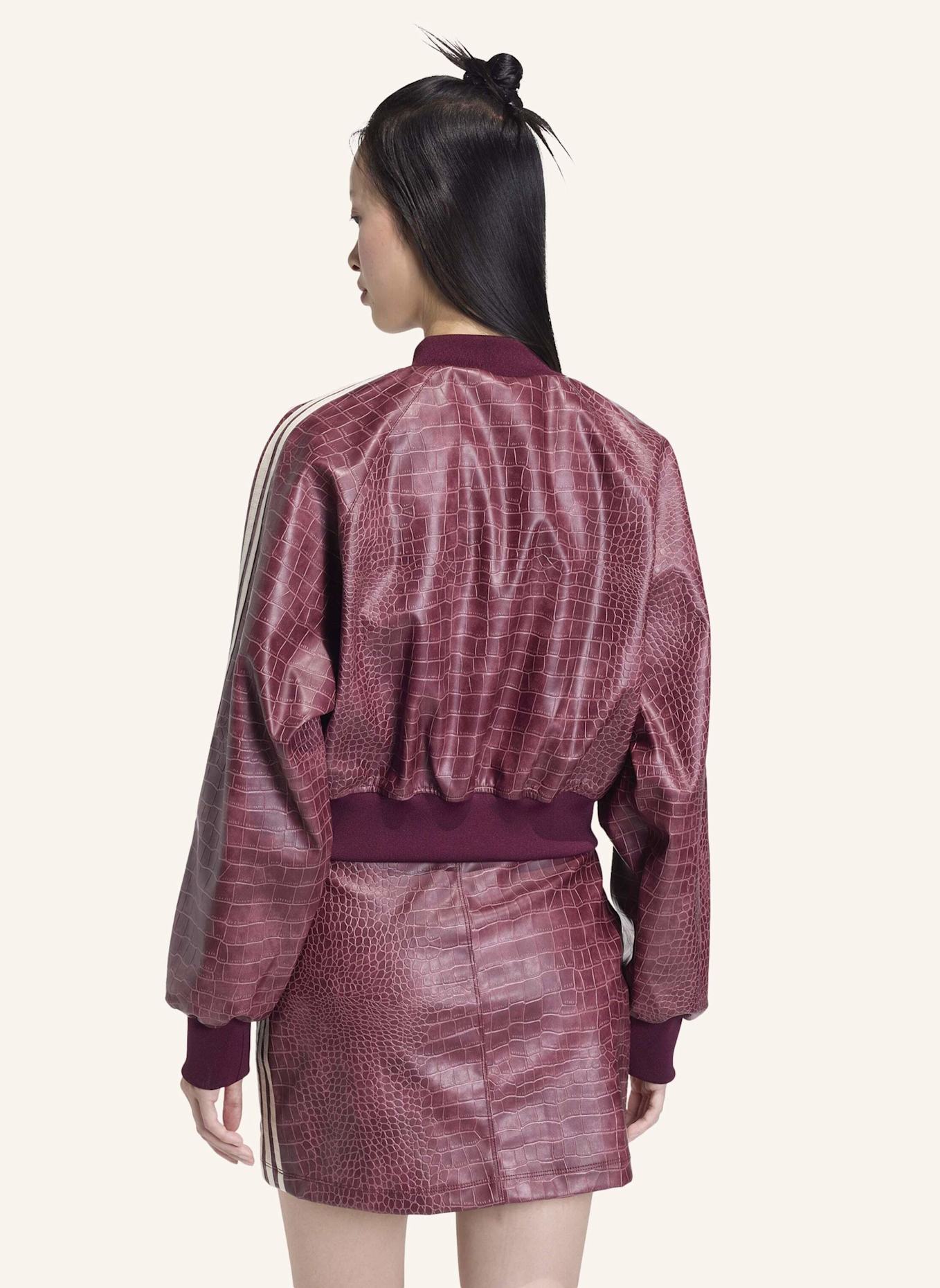 adidas Originals Blouson SST PLEATHER in Lederoptik: ROT