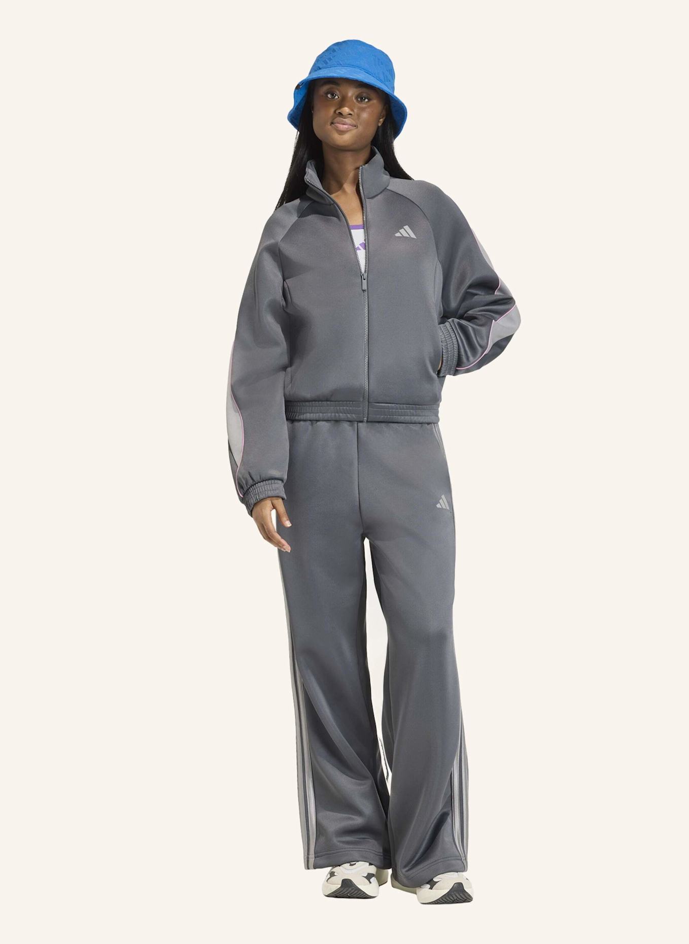 adidas STADIUM 3-STREIFEN TRAININGSHOSE: GRAU