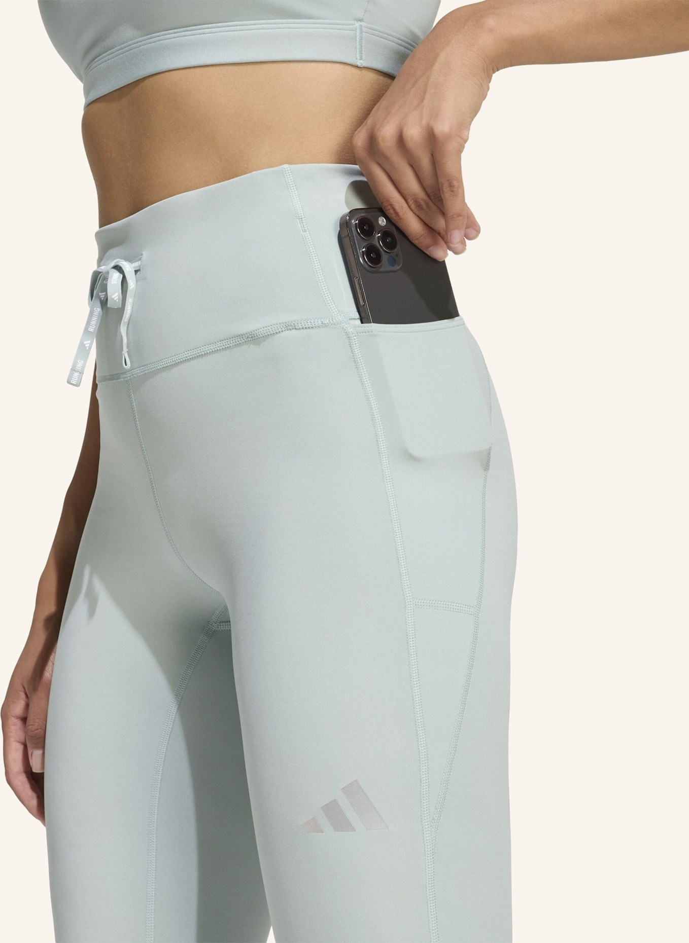 adidas Lauf-Tights RUN ESSENTIALS: GRÜN