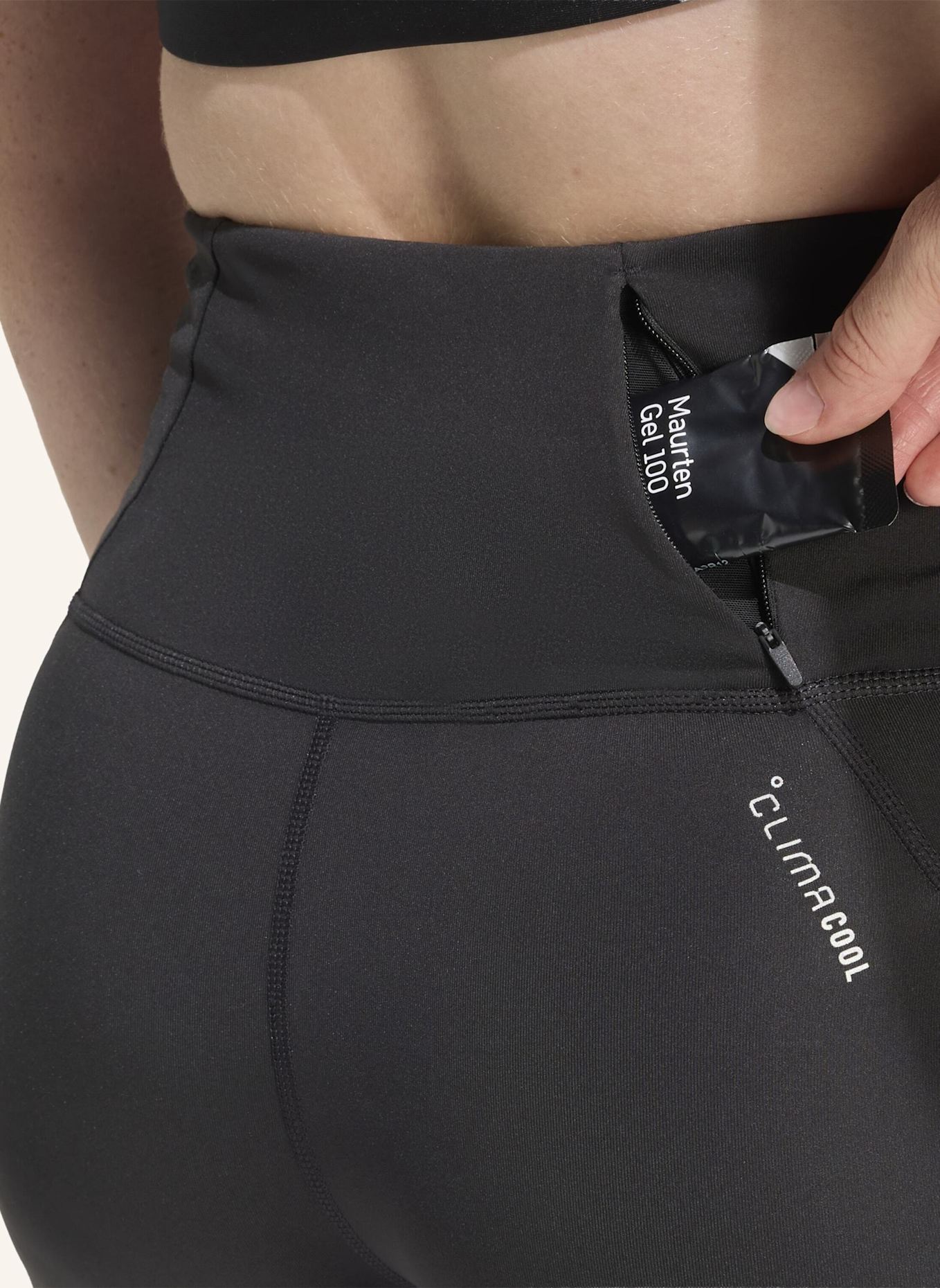 adidas Lauf-Tights ADI365: SCHWARZ