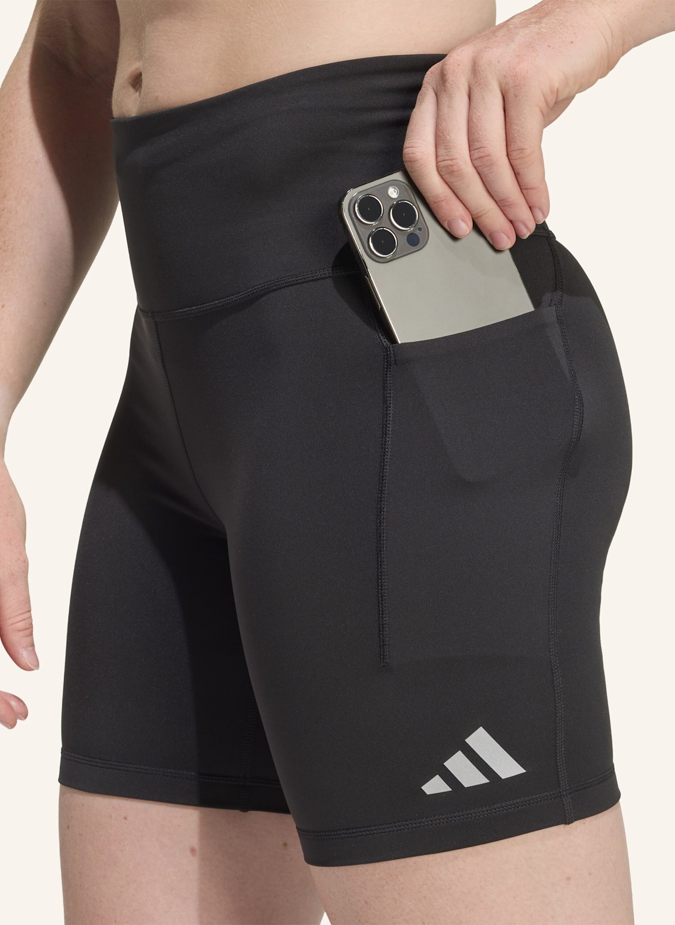 adidas Lauf-Tights ADI365: SCHWARZ