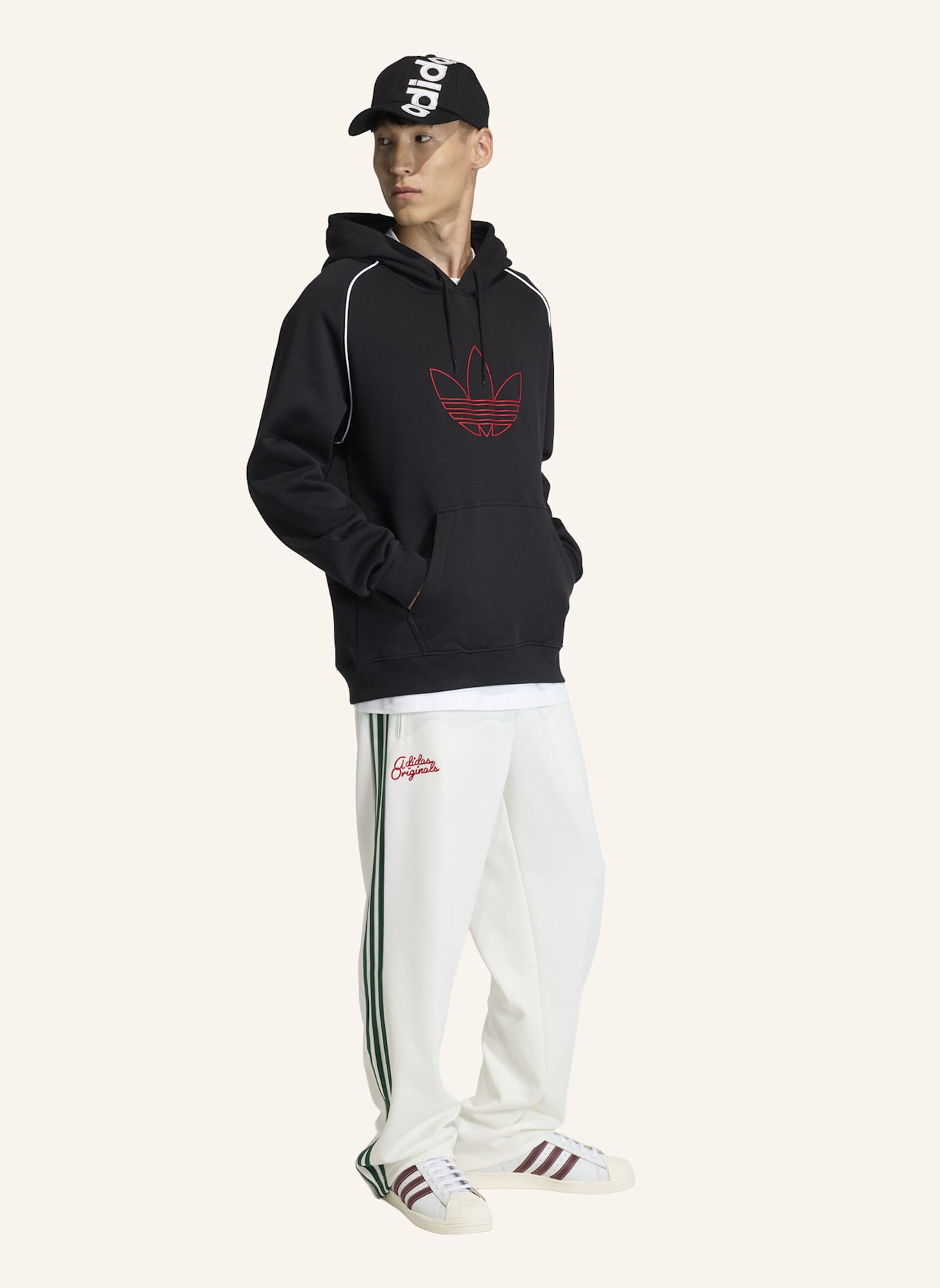 adidas Originals SST HOODIE: SCHWARZ