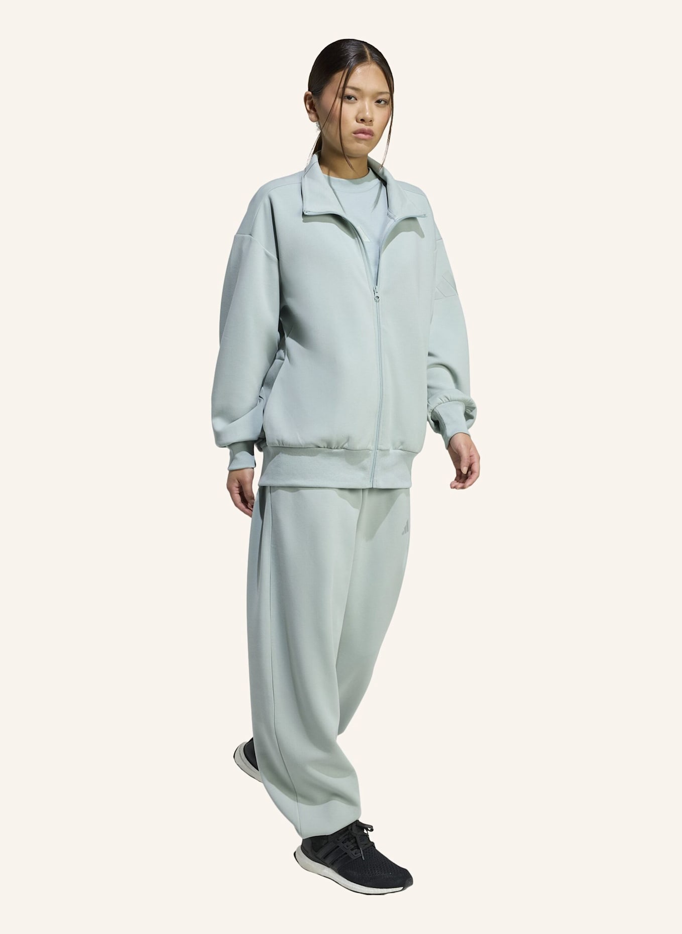 adidas Sweatjacke SOFT LUX: GRÜN