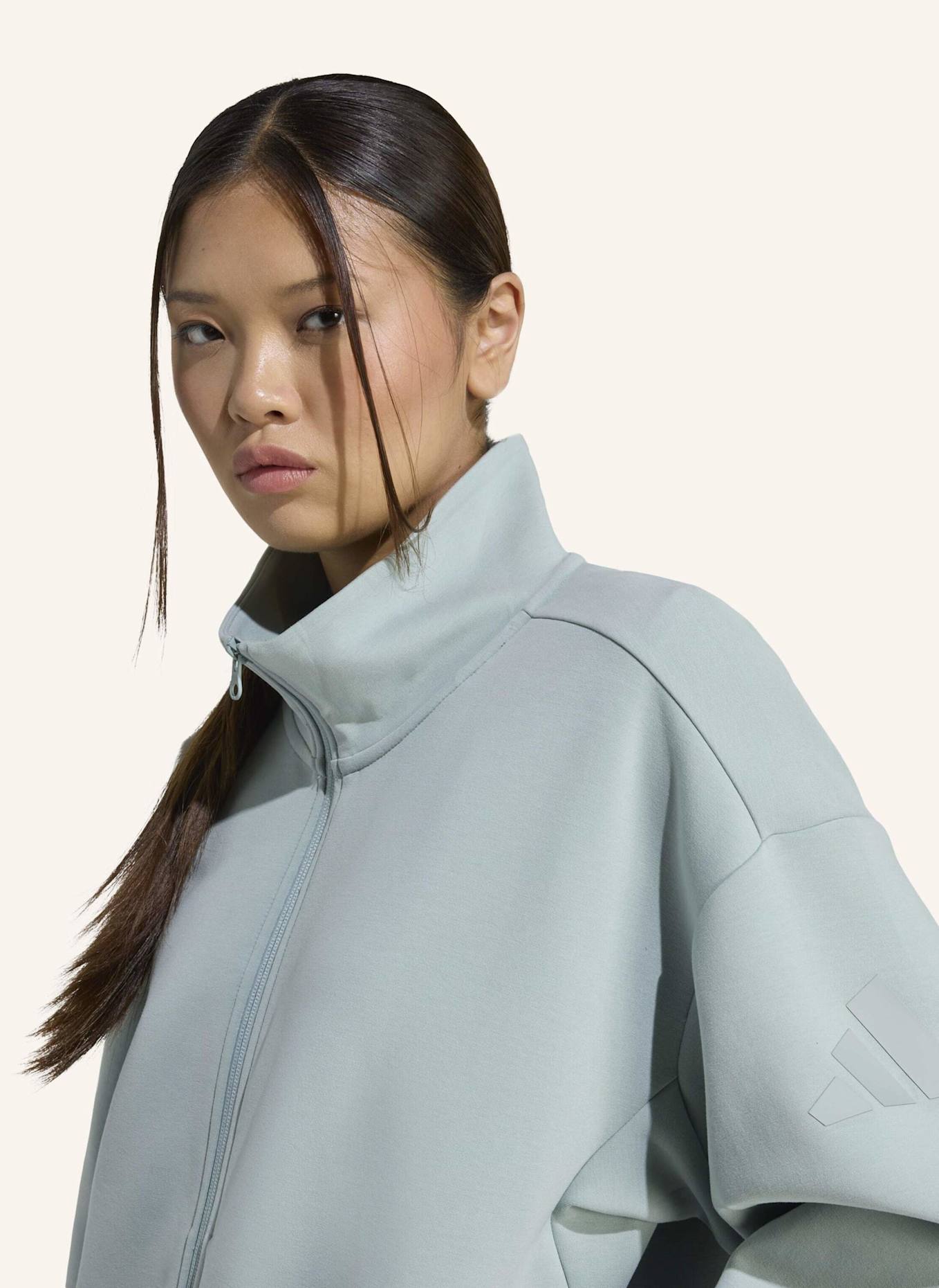 adidas Sweatjacke SOFT LUX: GRÜN