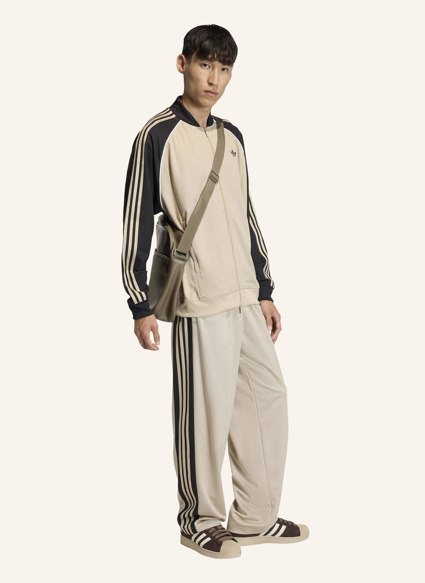 adidas Originals LOOSE MESH TRACKTOP: BEIGE