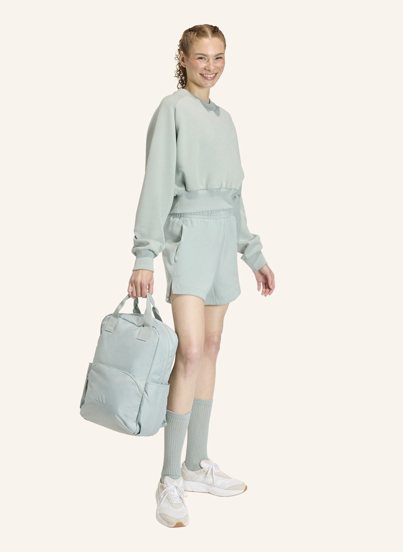 adidas Sweatshirt SOFT LUX: GRÜN