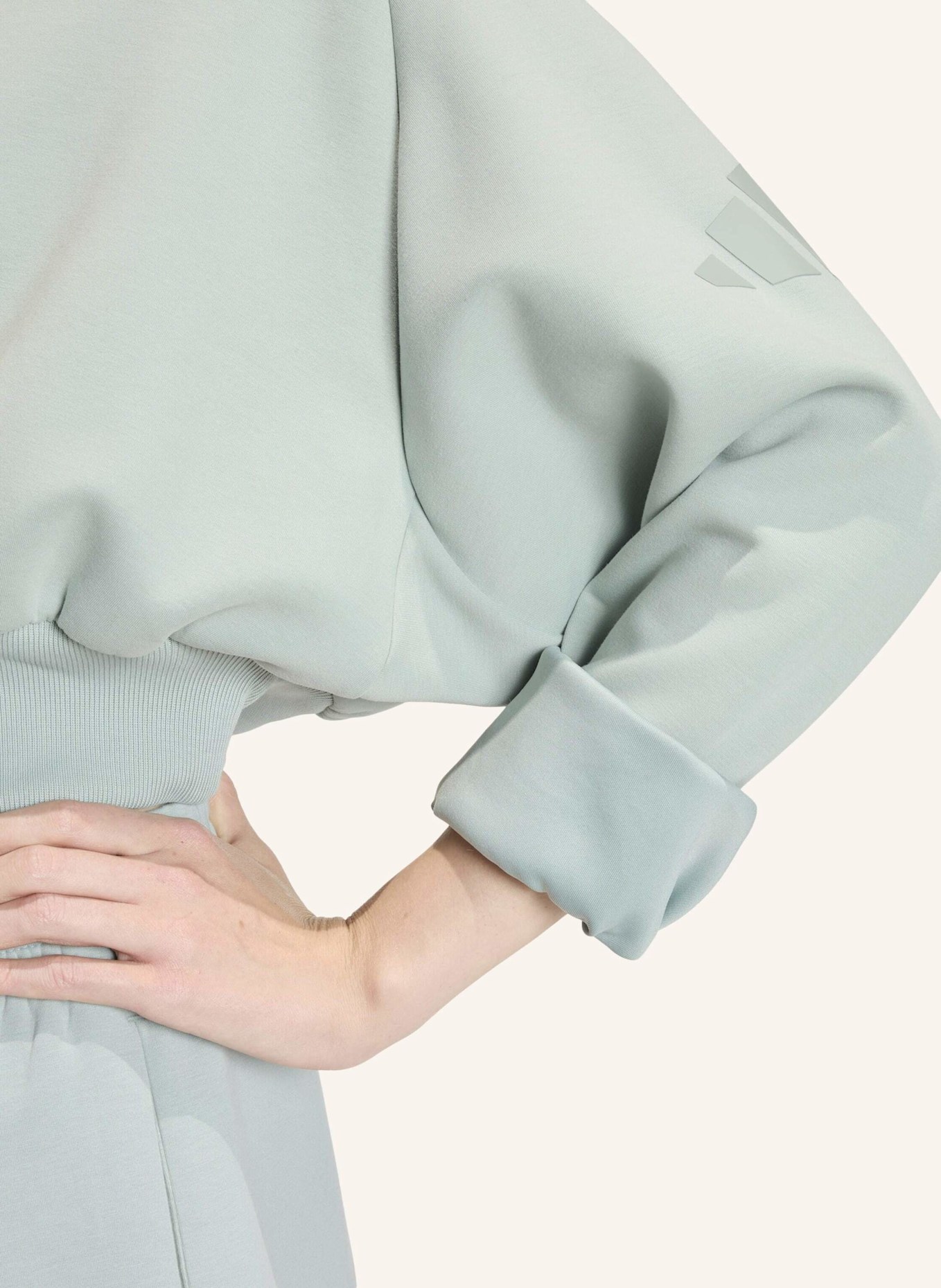 adidas Sweatshirt SOFT LUX: GRÜN