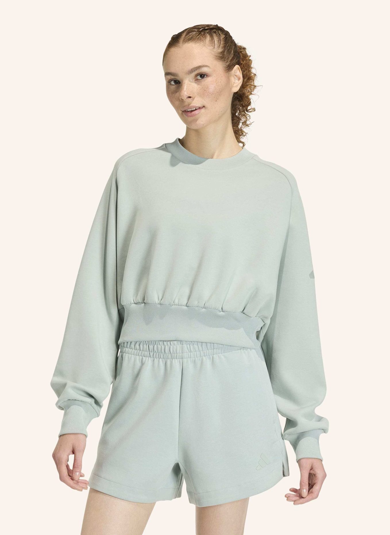 adidas Sweatshirt SOFT LUX: GRÜN