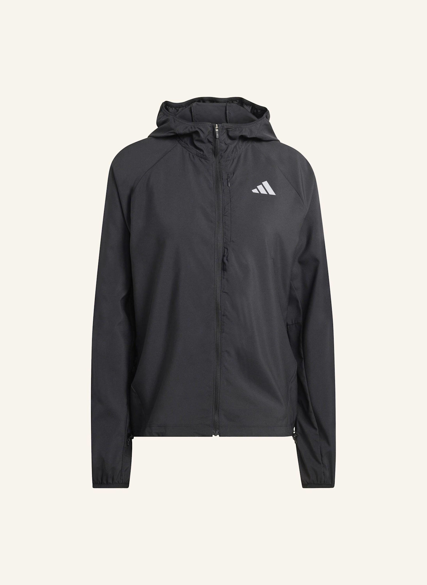 adidas ADI365 RUNNING ESSENTIALS JACKET: SCHWARZ