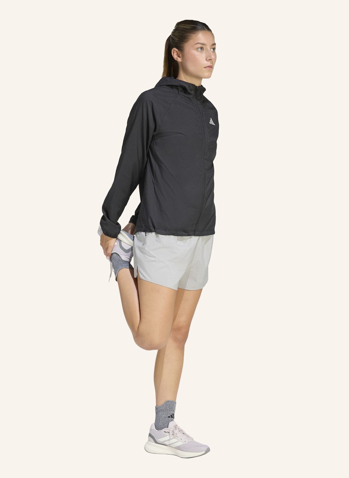 adidas ADI365 RUNNING ESSENTIALS JACKET: SCHWARZ