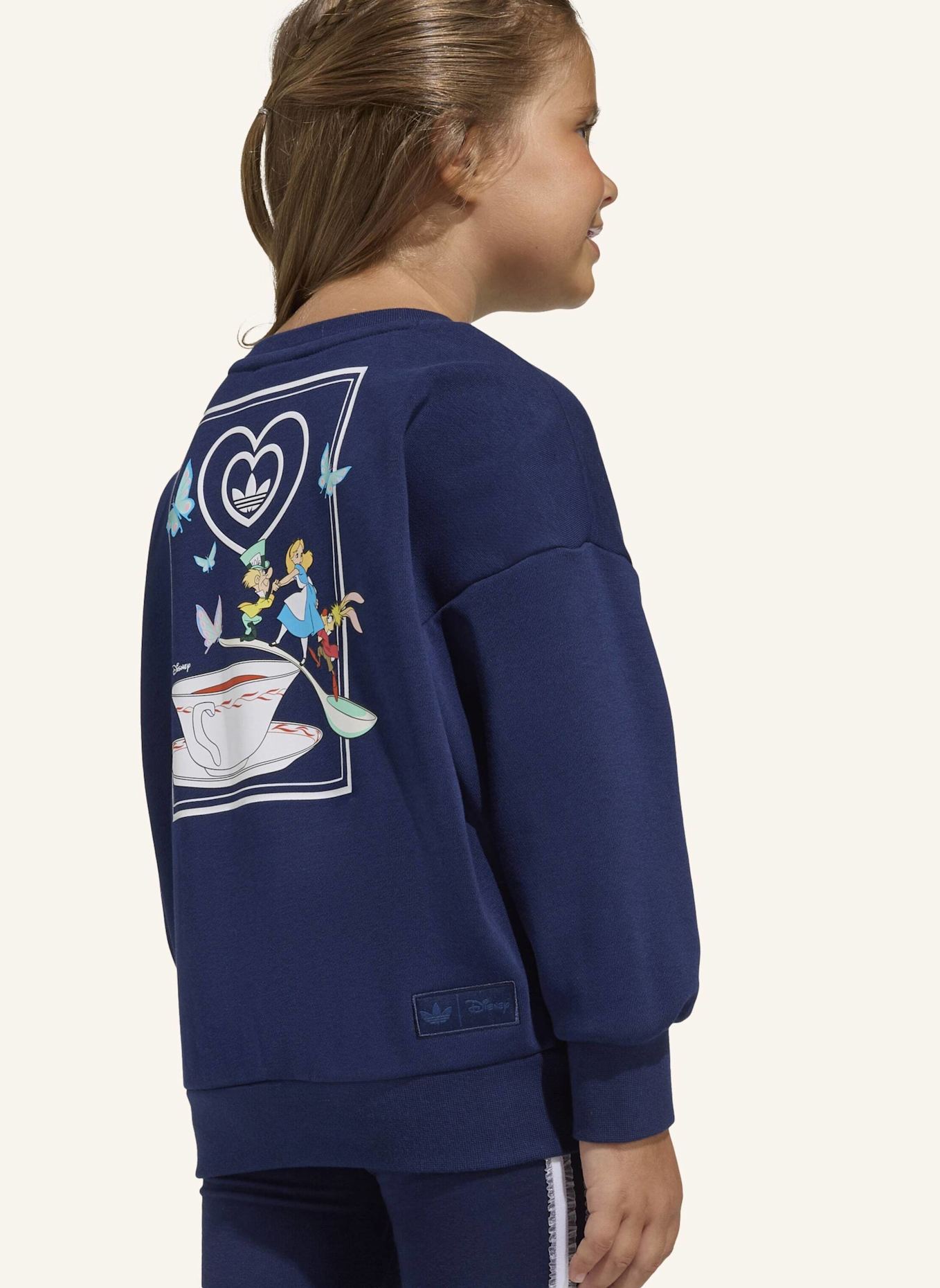 adidas Originals ADIDAS DISNEY CREW FLARED LEGGINGS SET: BLAU