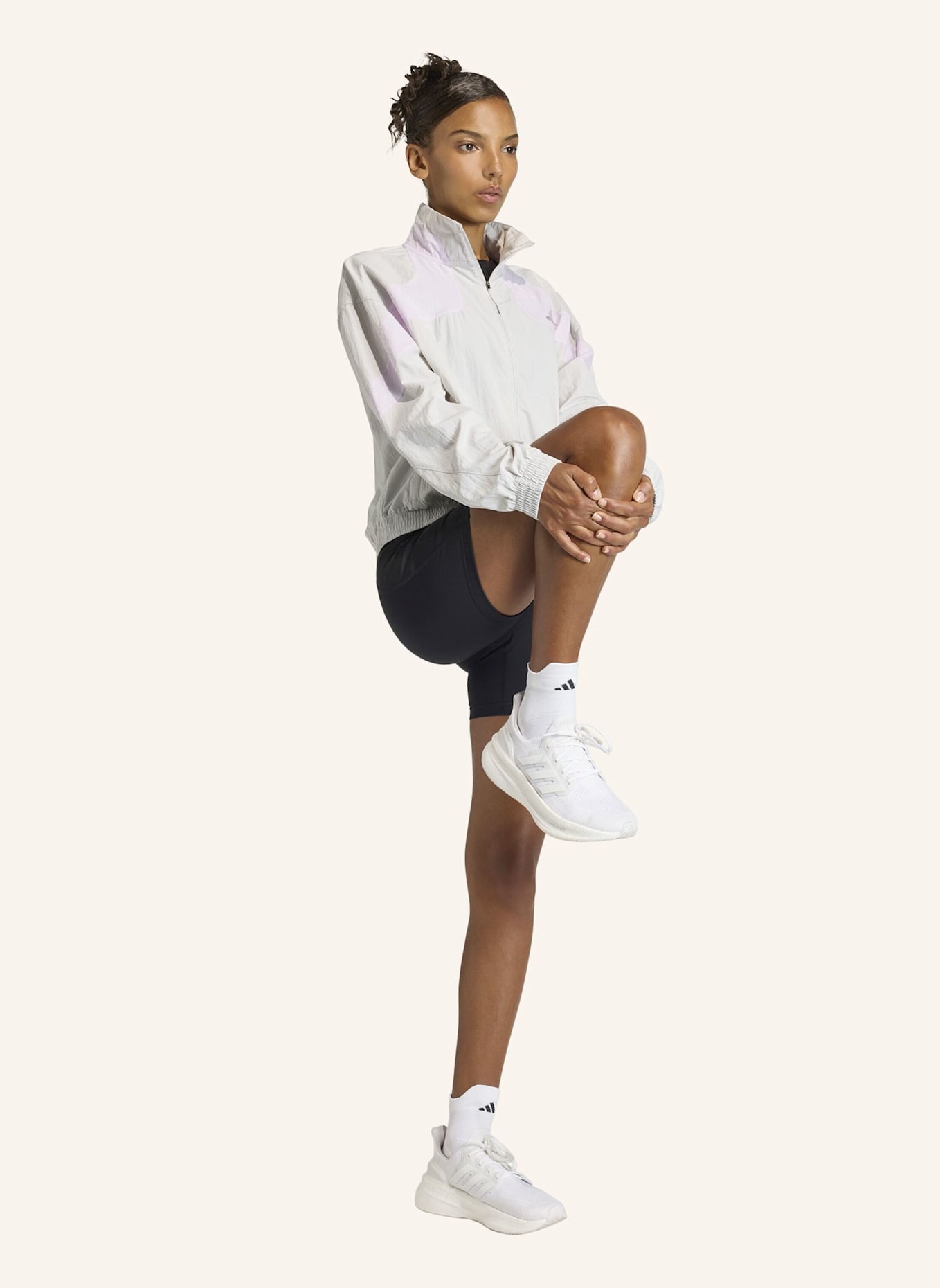 adidas ADI365 CHEERING JACKET: GRAU