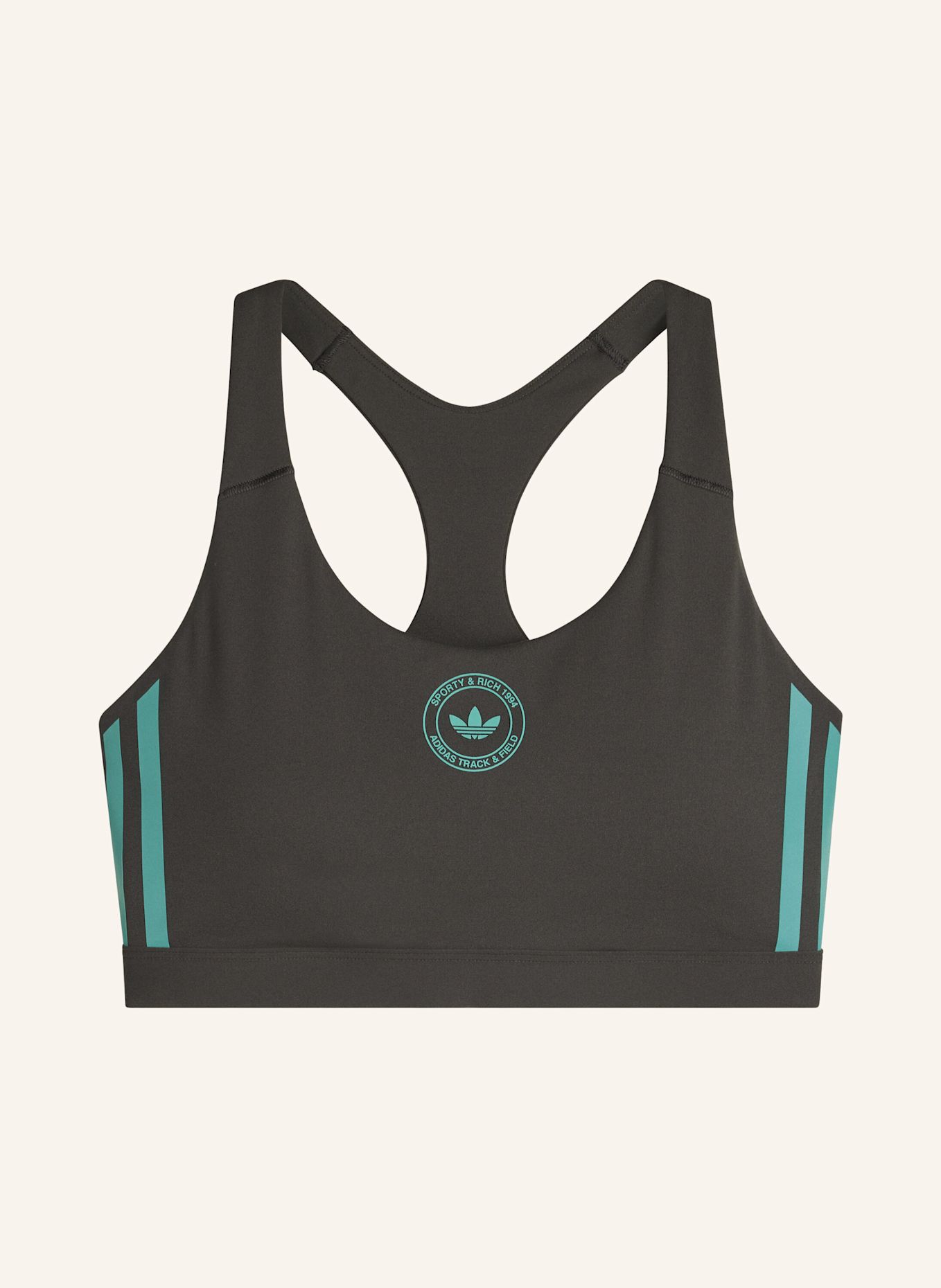 adidas Originals SPORTY & RICH BRALETTE: GRAU