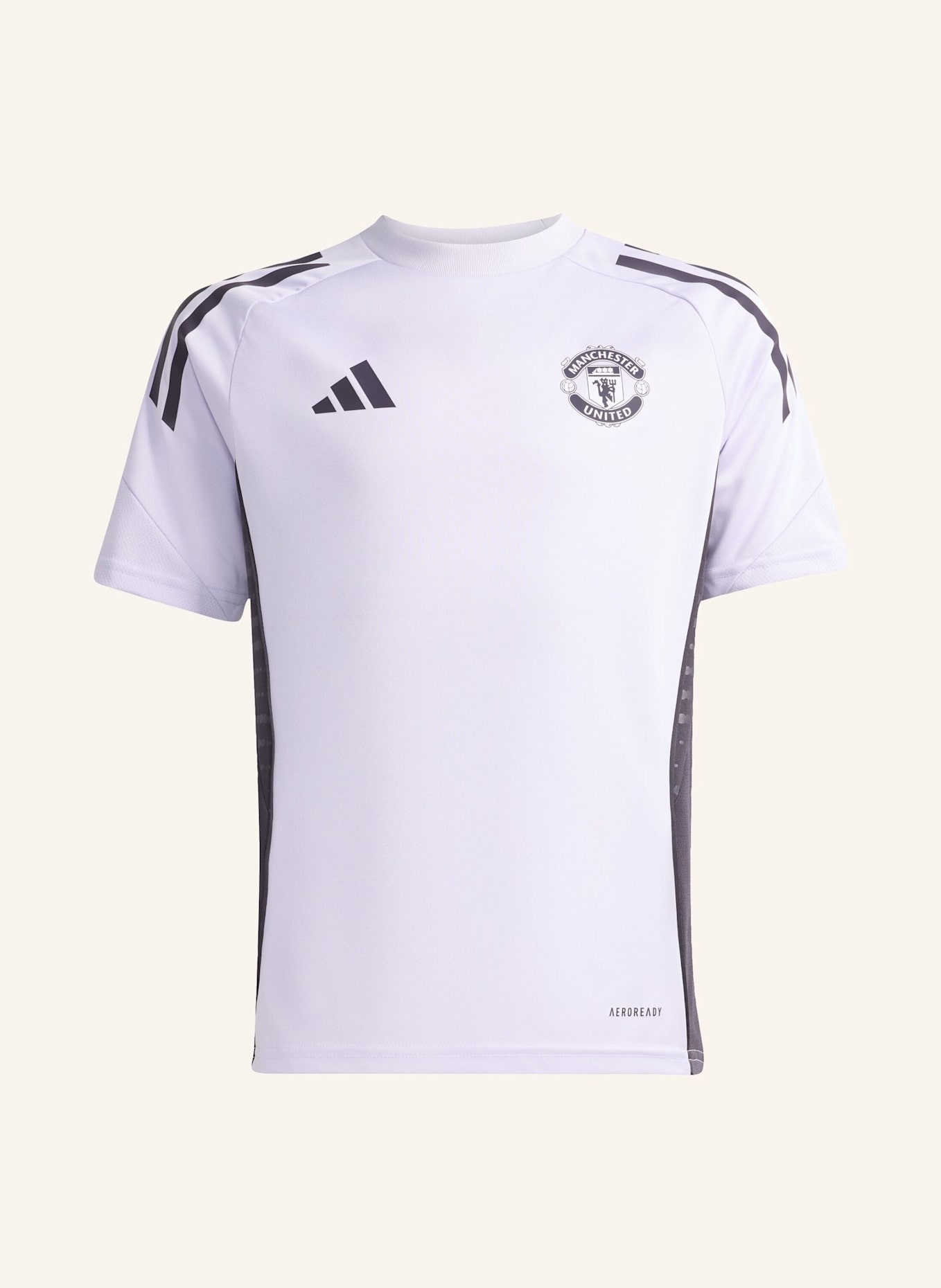 adidas MANCHESTER UNITED TIRO 25 COMPETITION KIDS TRAININGSTRIKOT: LILA/ SCHWARZ