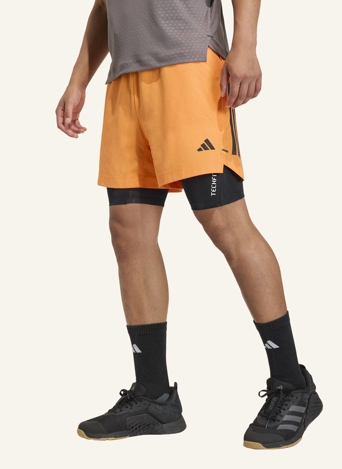 adidas Trainingsshorts D4T POWER: ORANGE