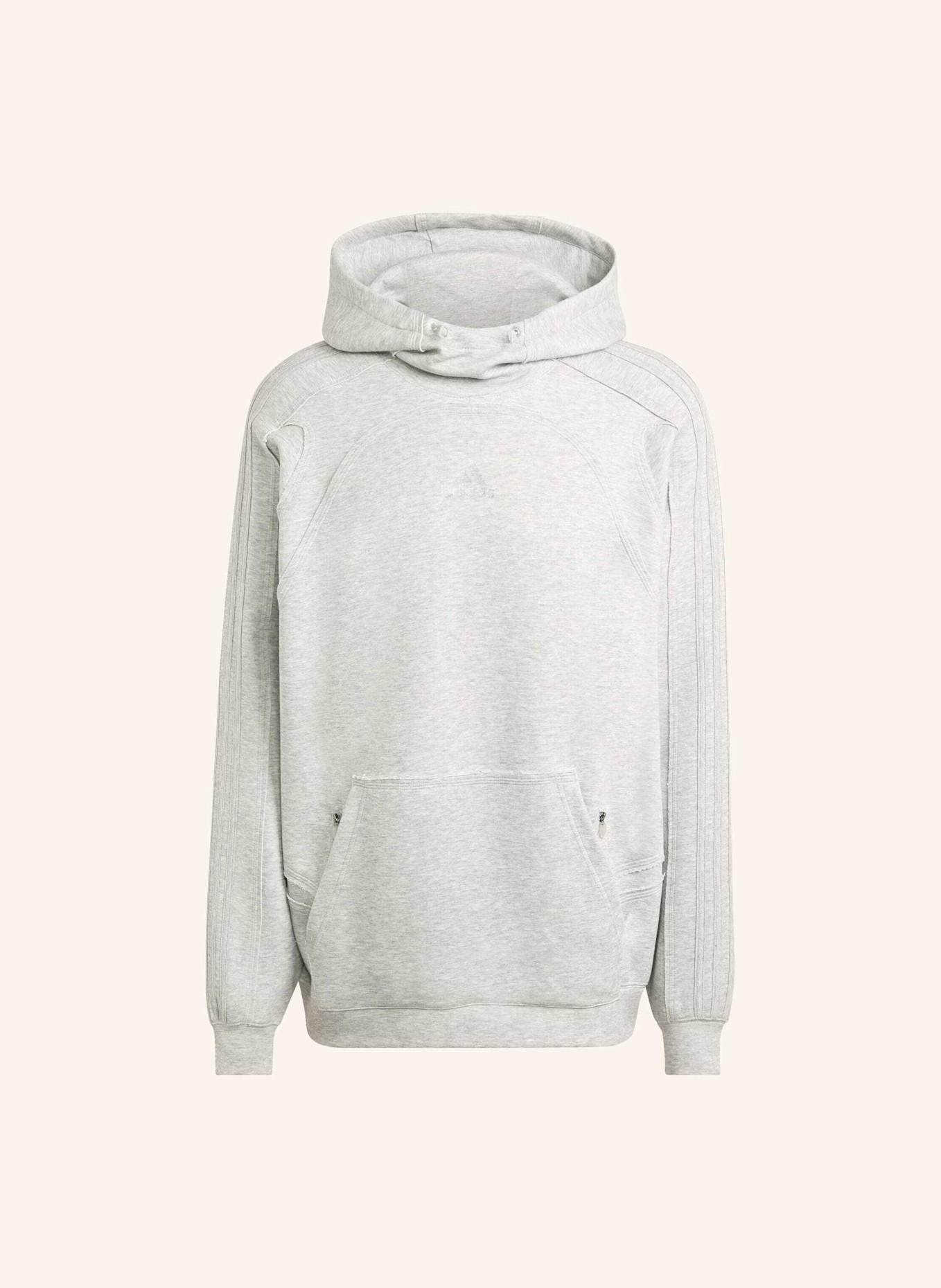 adidas Originals SPACER CUTLINE HOODIE: GRAU