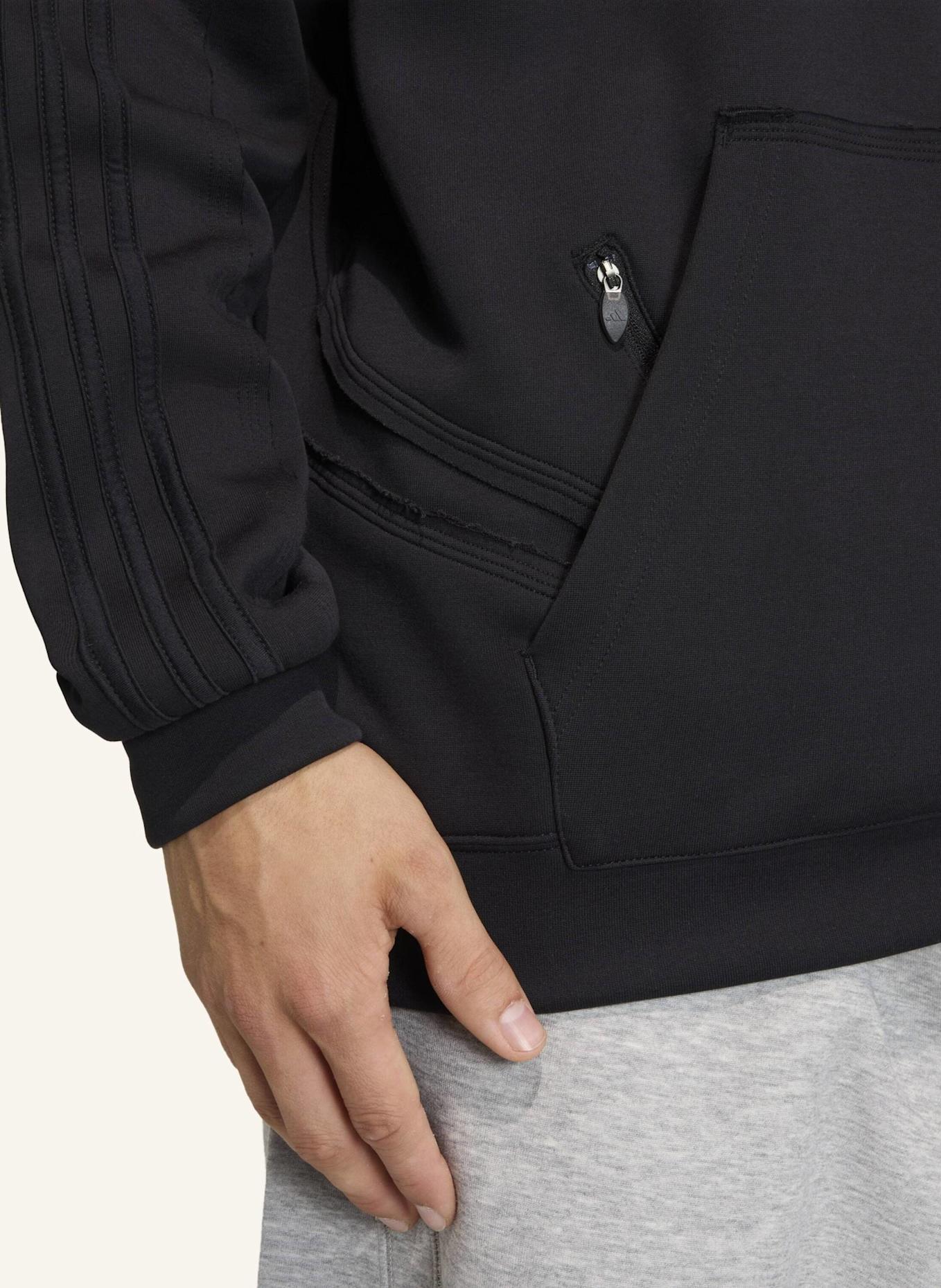 adidas Originals SPACER CUTLINE HOODIE: SCHWARZ