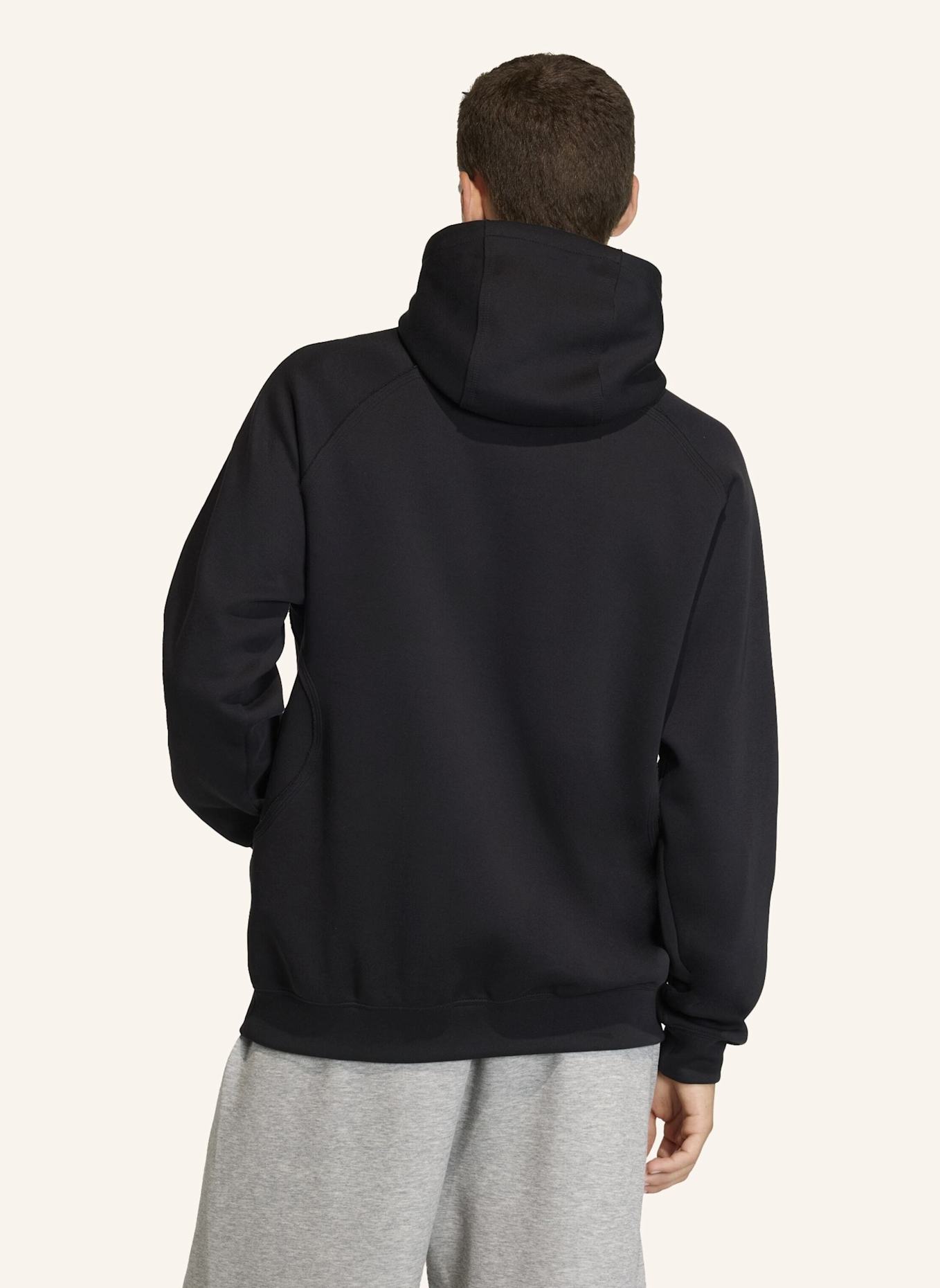 adidas Originals SPACER CUTLINE HOODIE: SCHWARZ