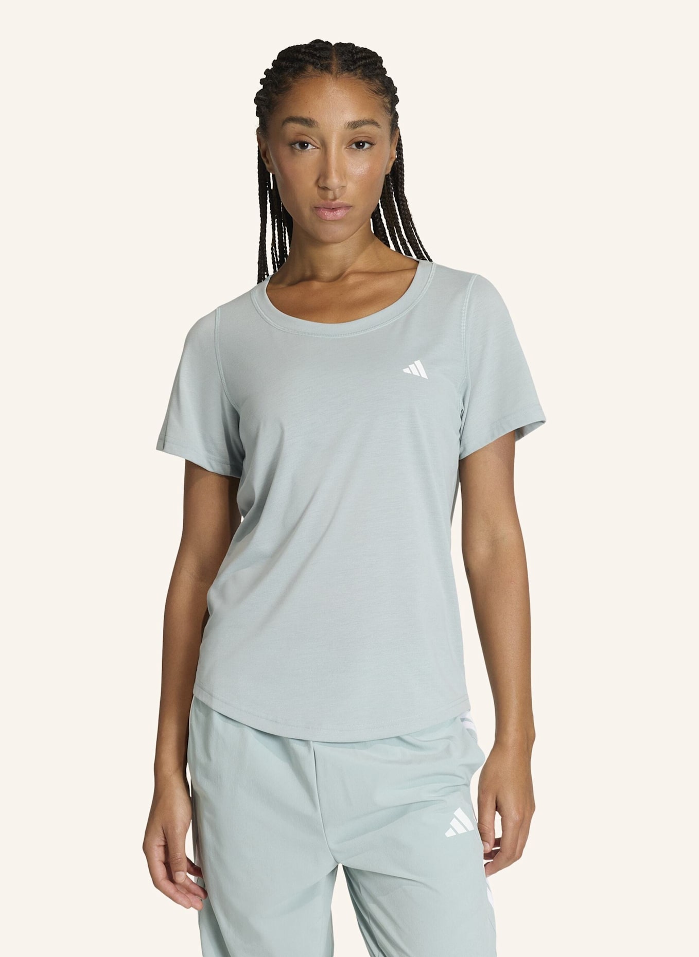 adidas T-Shirt WORKOUT ESSENTIALS: GRÜN