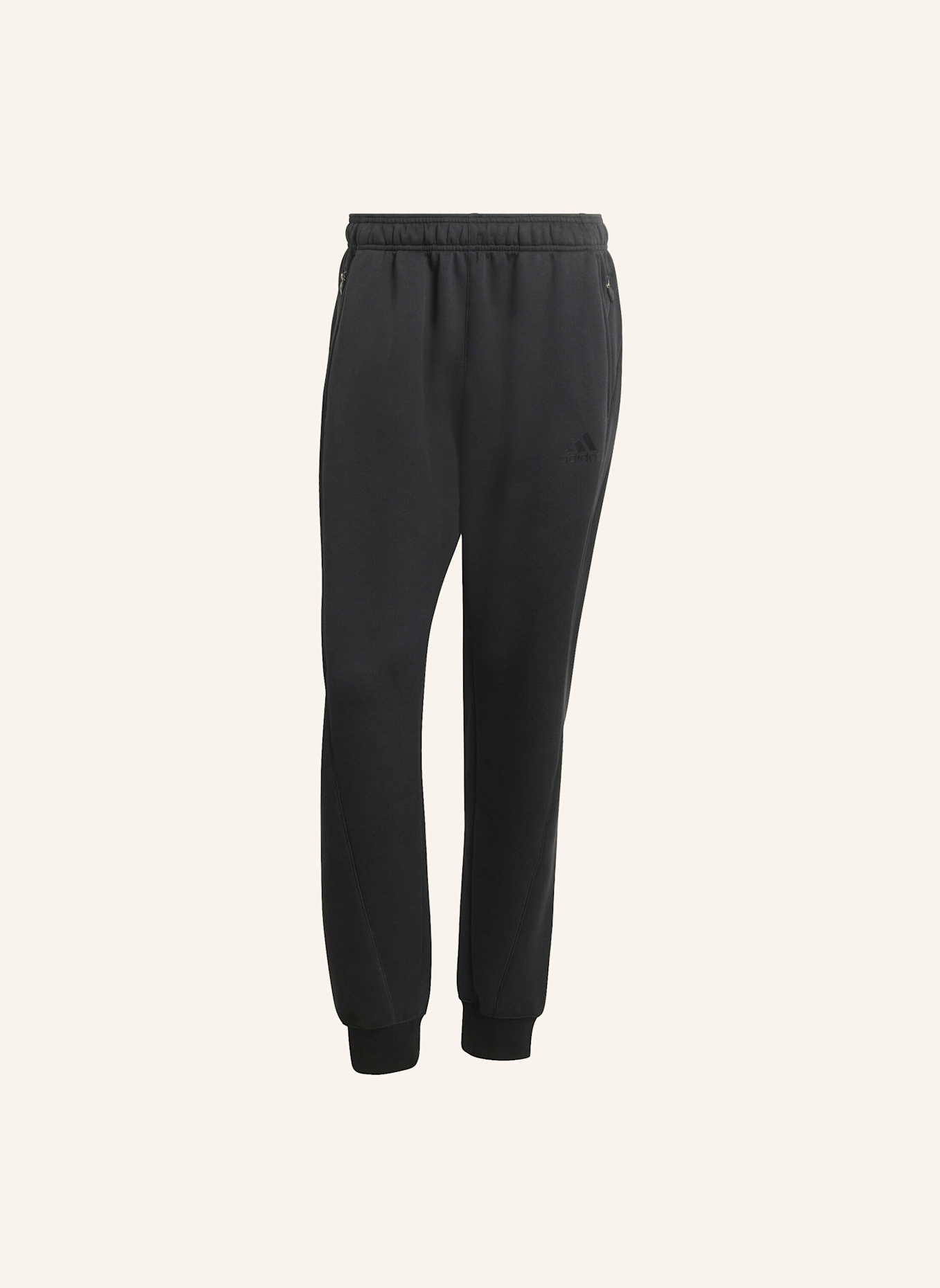 adidas Originals SPACER CUTLINE REGULAR CUFFED HOSE: SCHWARZ