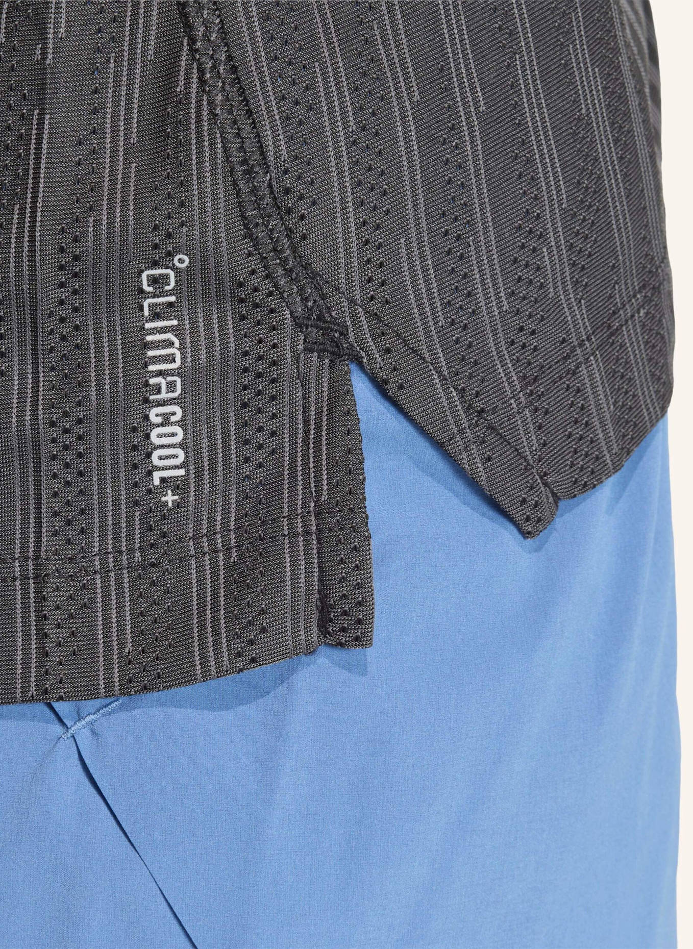 adidas ADI365 CLIMACOOL+ ENGINEERED T-SHIRT: SCHWARZ