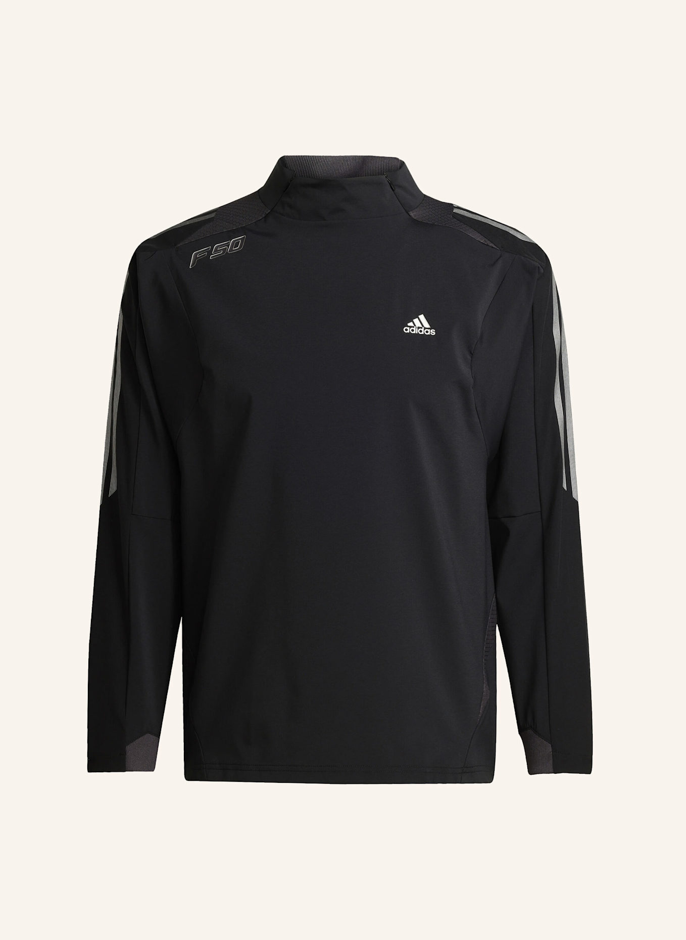adidas Originals F50 SLIM JERSEY LANGARM: SCHWARZ