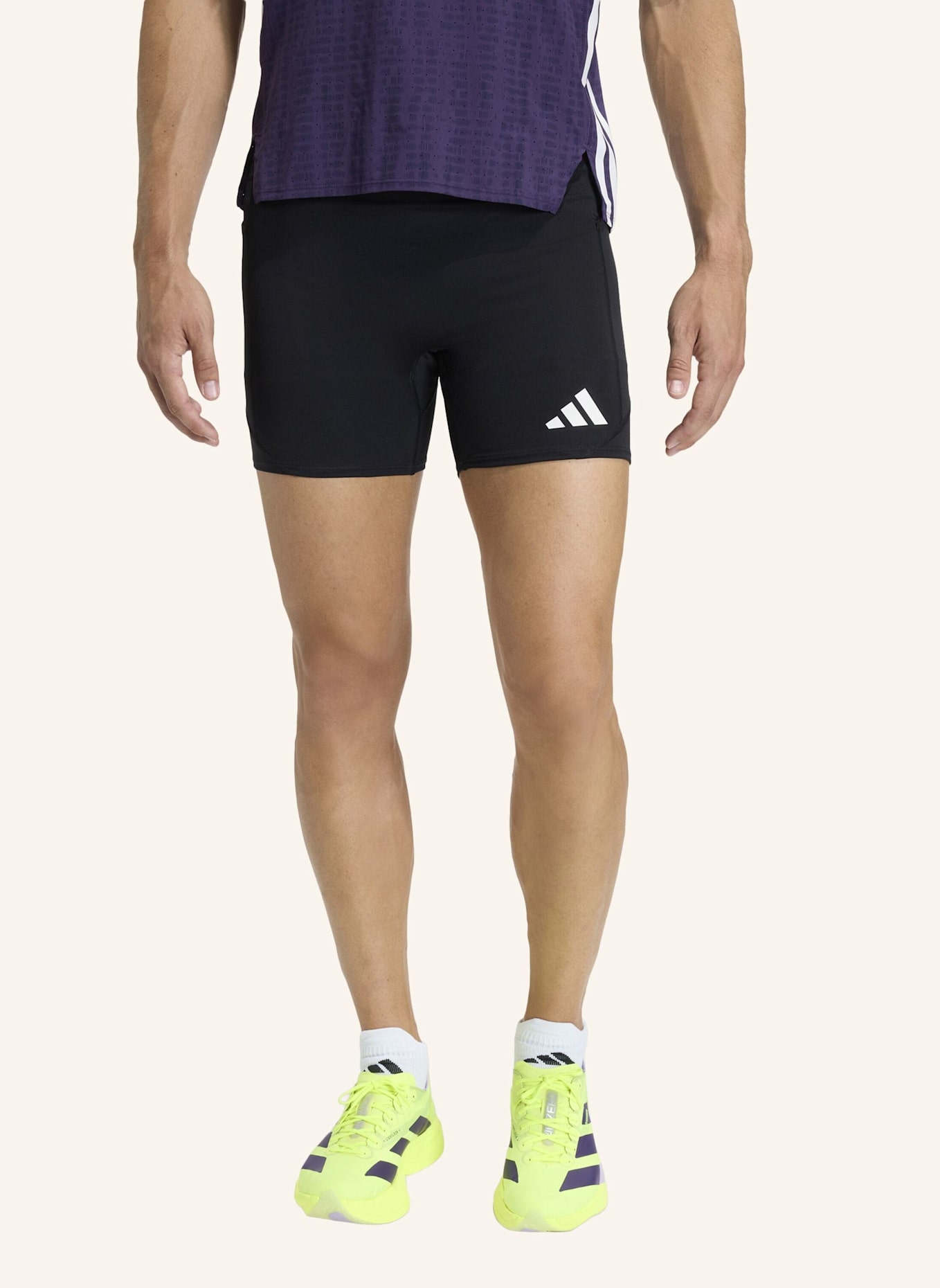 adidas Laufshorts ADIZERO S TGT: SCHWARZ