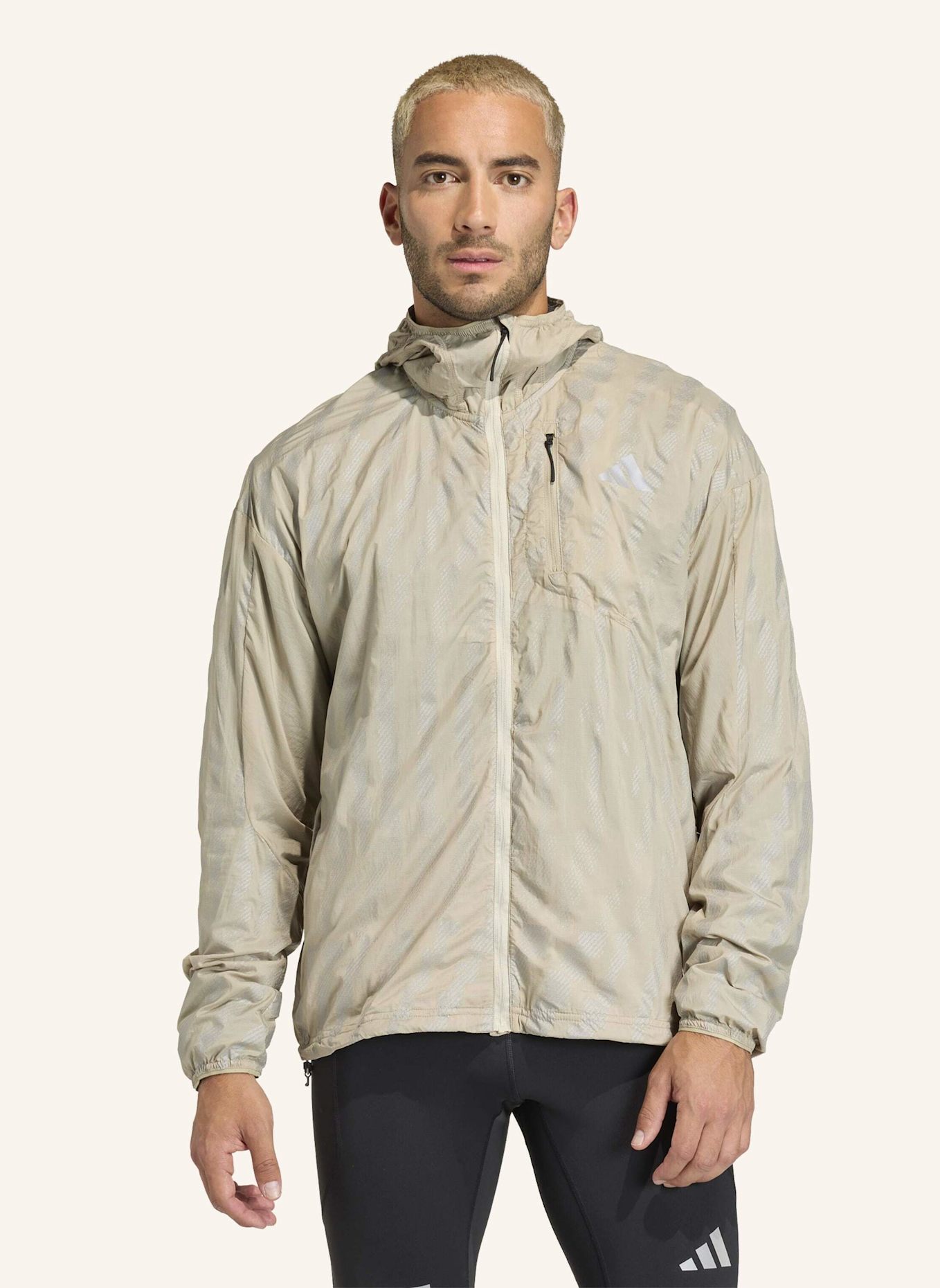 adidas REFLEKTIERENDE ADI365 RUNNING JACKE: BRAUN