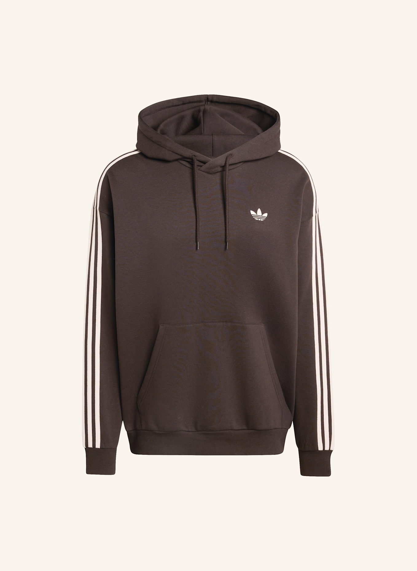adidas Originals ADICOLOR CLASSICS 3-STREIFEN HOODIE: BRAUN