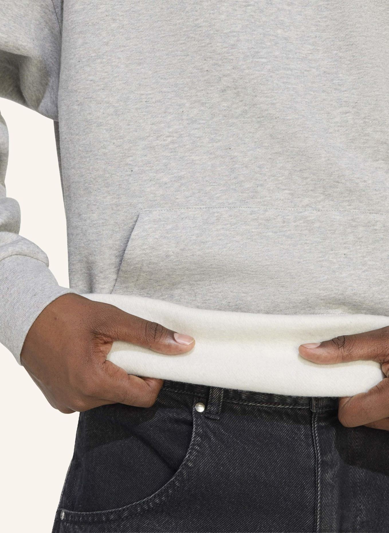 adidas Originals ADICOLOR CLASSICS 3-STREIFEN HOODIE: GRAU