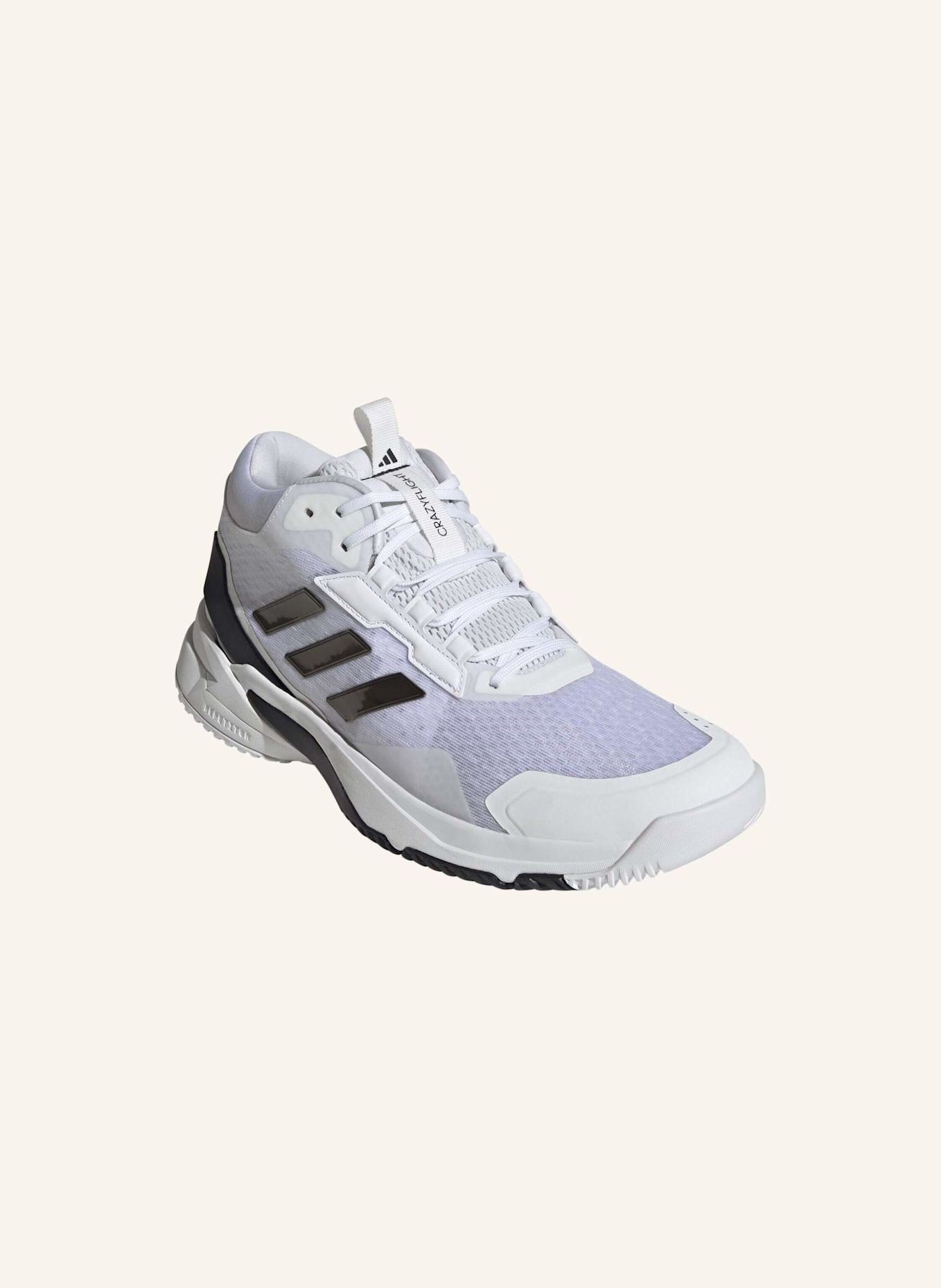 adidas CRAZYFLIGHT 6 MID INDOOR SCHUH: WEISS/ SCHWARZ