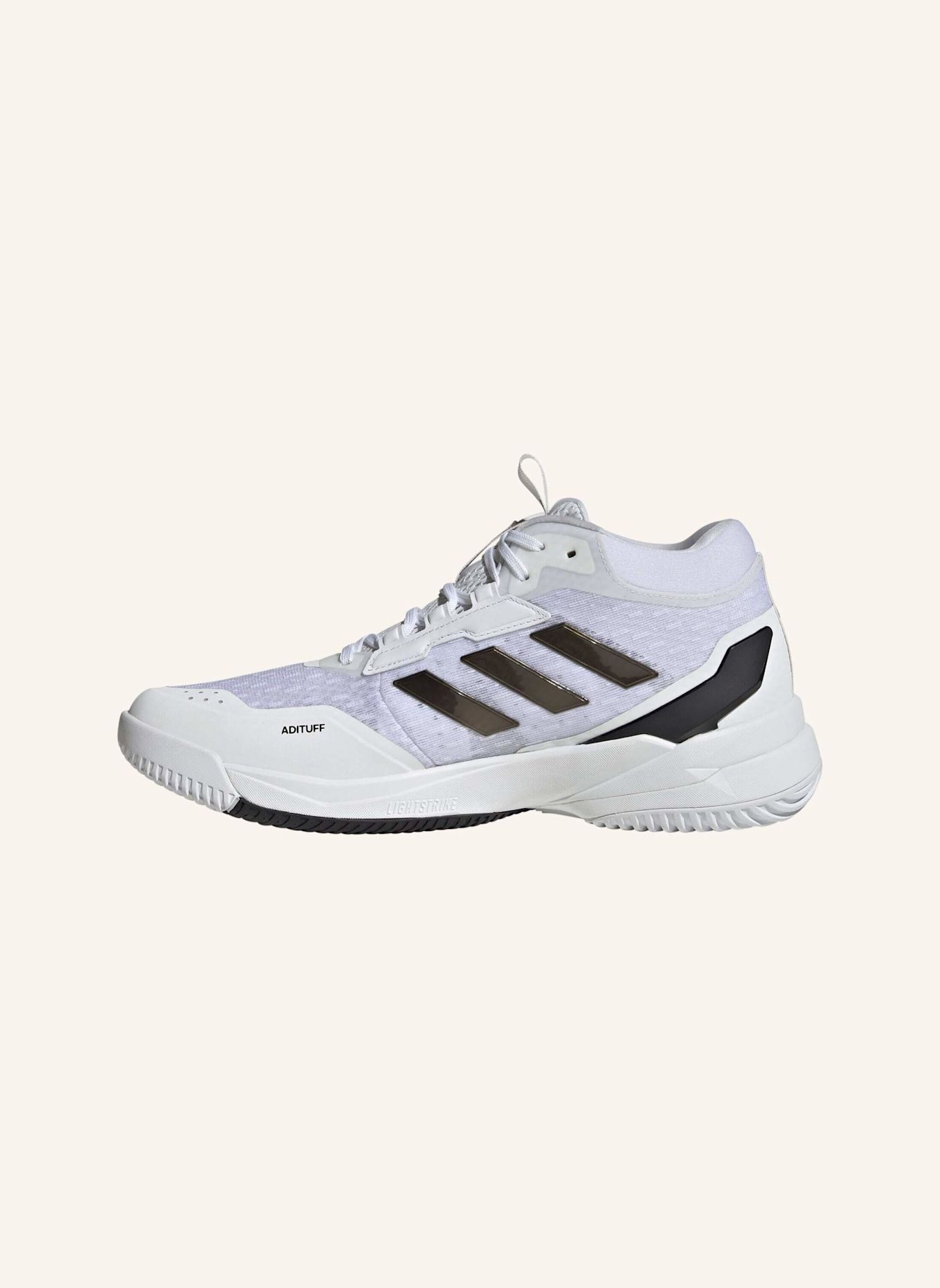 adidas CRAZYFLIGHT 6 MID INDOOR SCHUH: WEISS/ SCHWARZ