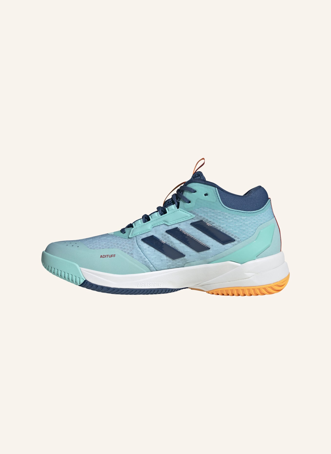 adidas CRAZYFLIGHT 6 MID INDOOR SCHUH: BLAU/ GRÜN