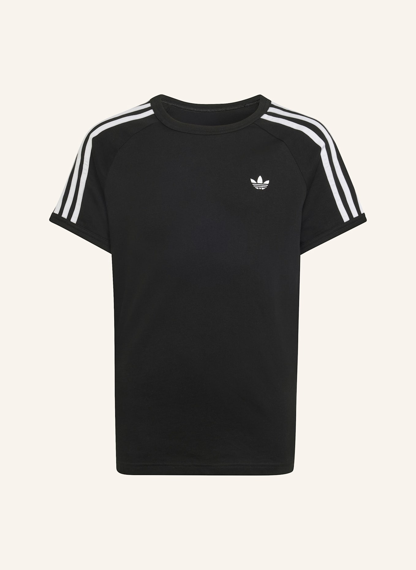 adidas Originals T-Shirt 3-STREIFEN: SCHWARZ/ WEISS