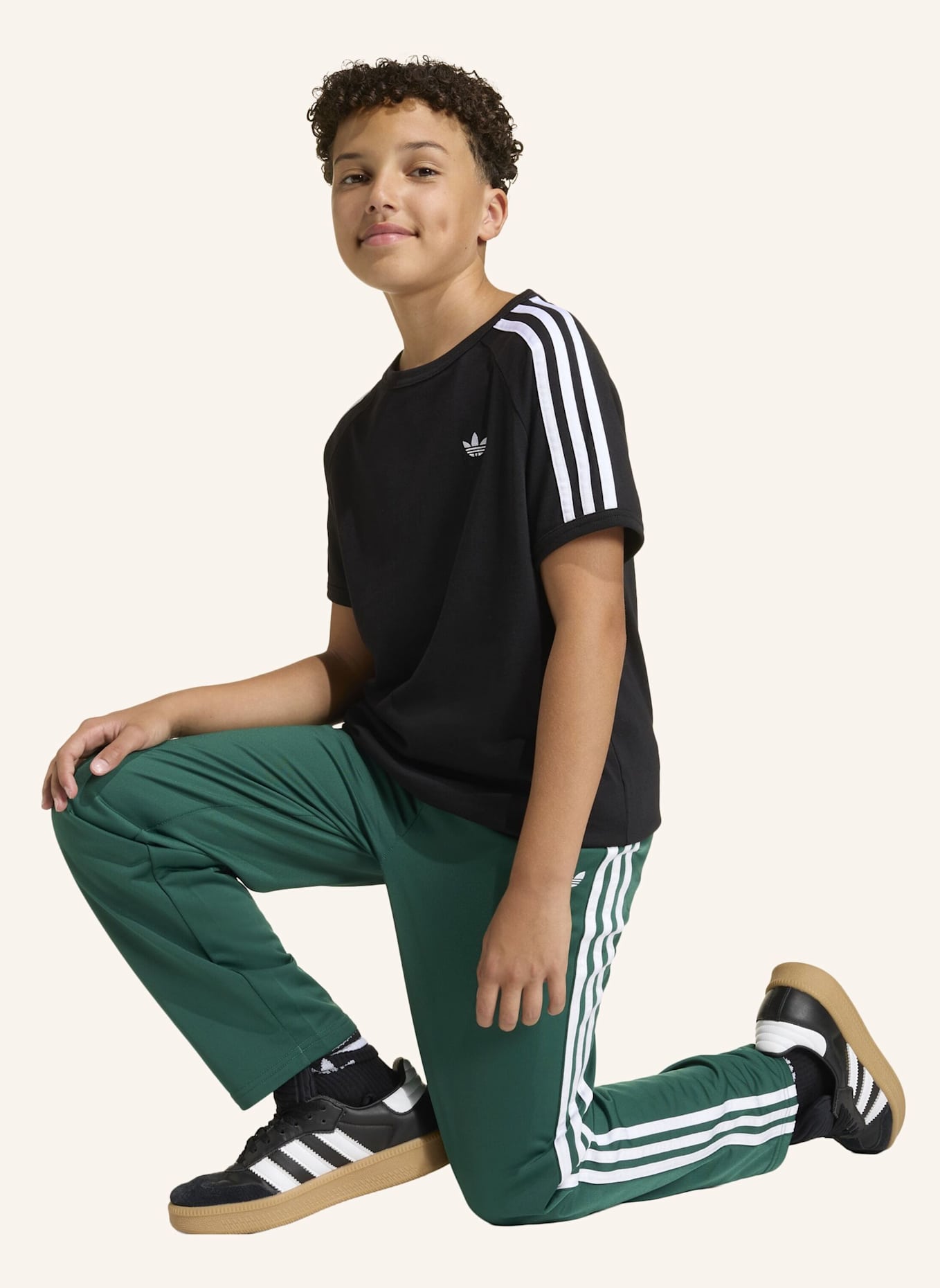 adidas Originals T-Shirt 3-STREIFEN: SCHWARZ/ WEISS