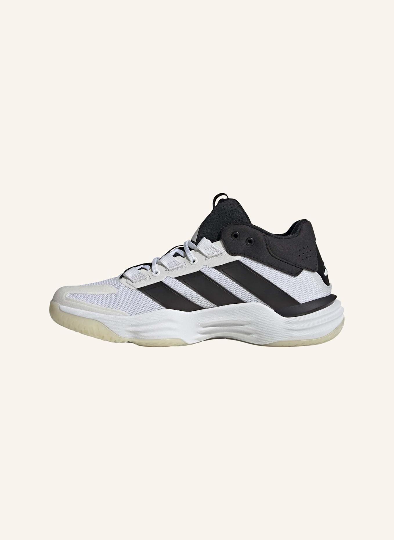 adidas COURT STABIL HALLENSCHUH: WEISS/ SCHWARZ