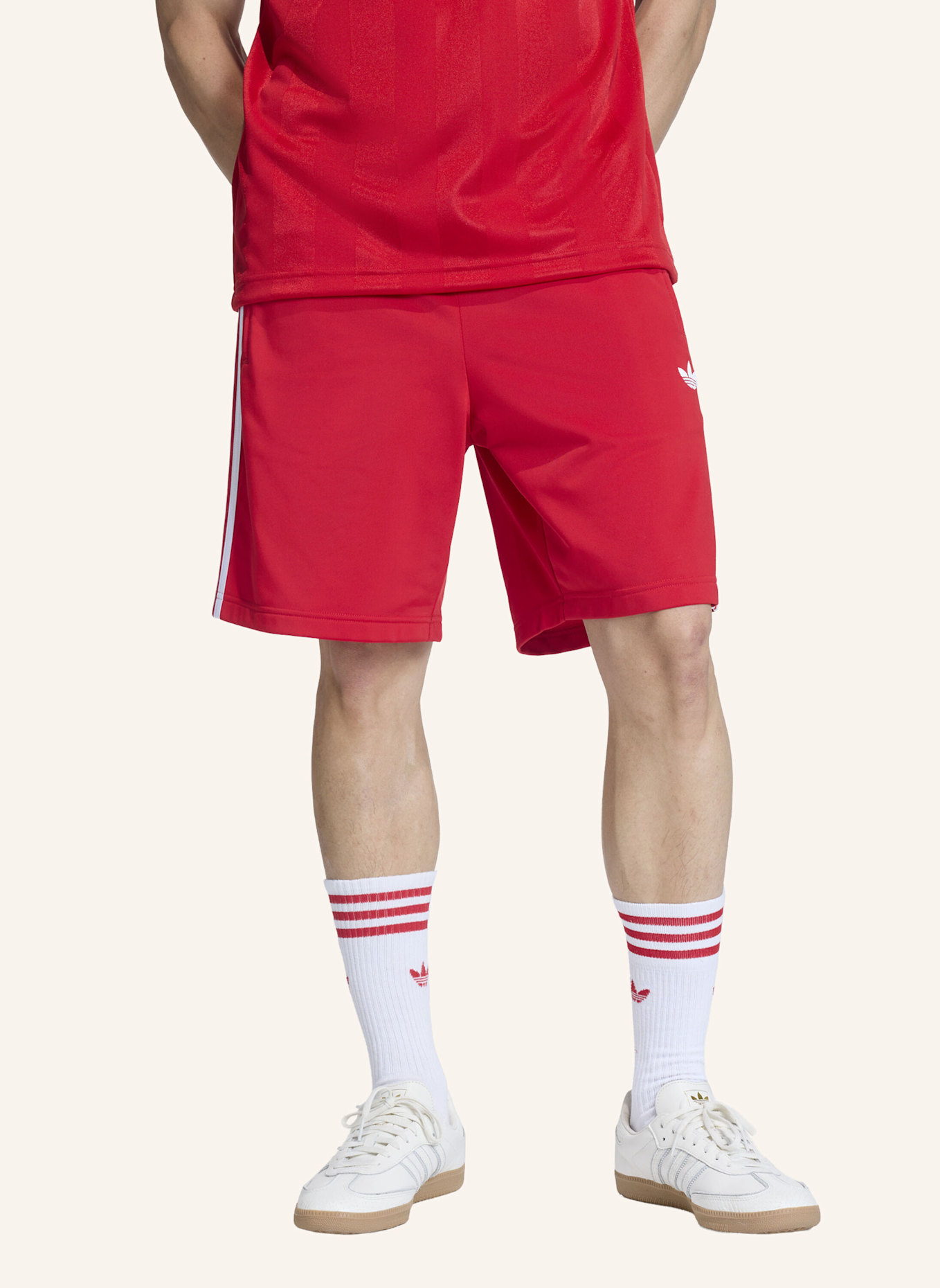 adidas Originals FIREBIRD SHORTS: ROT