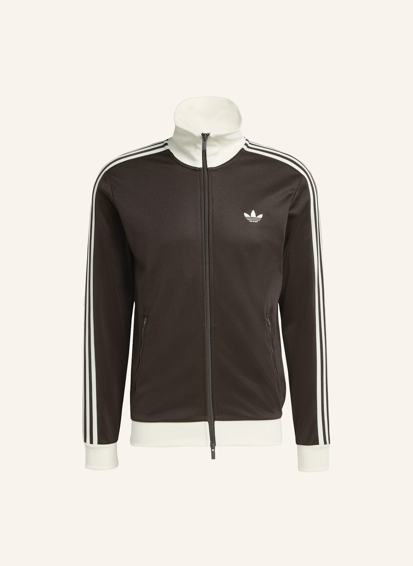 adidas Originals CLASSIC TRACKTOP: BRAUN/ WEISS
