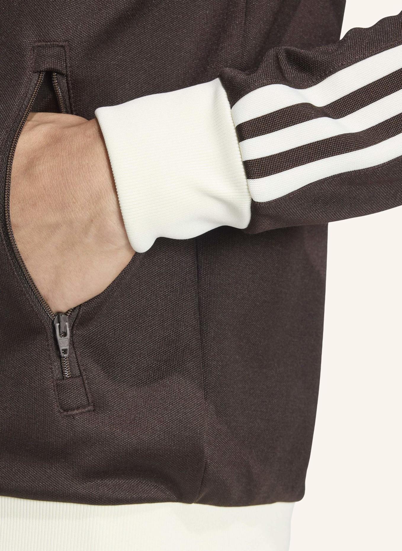 adidas Originals CLASSIC TRACKTOP: BRAUN/ WEISS