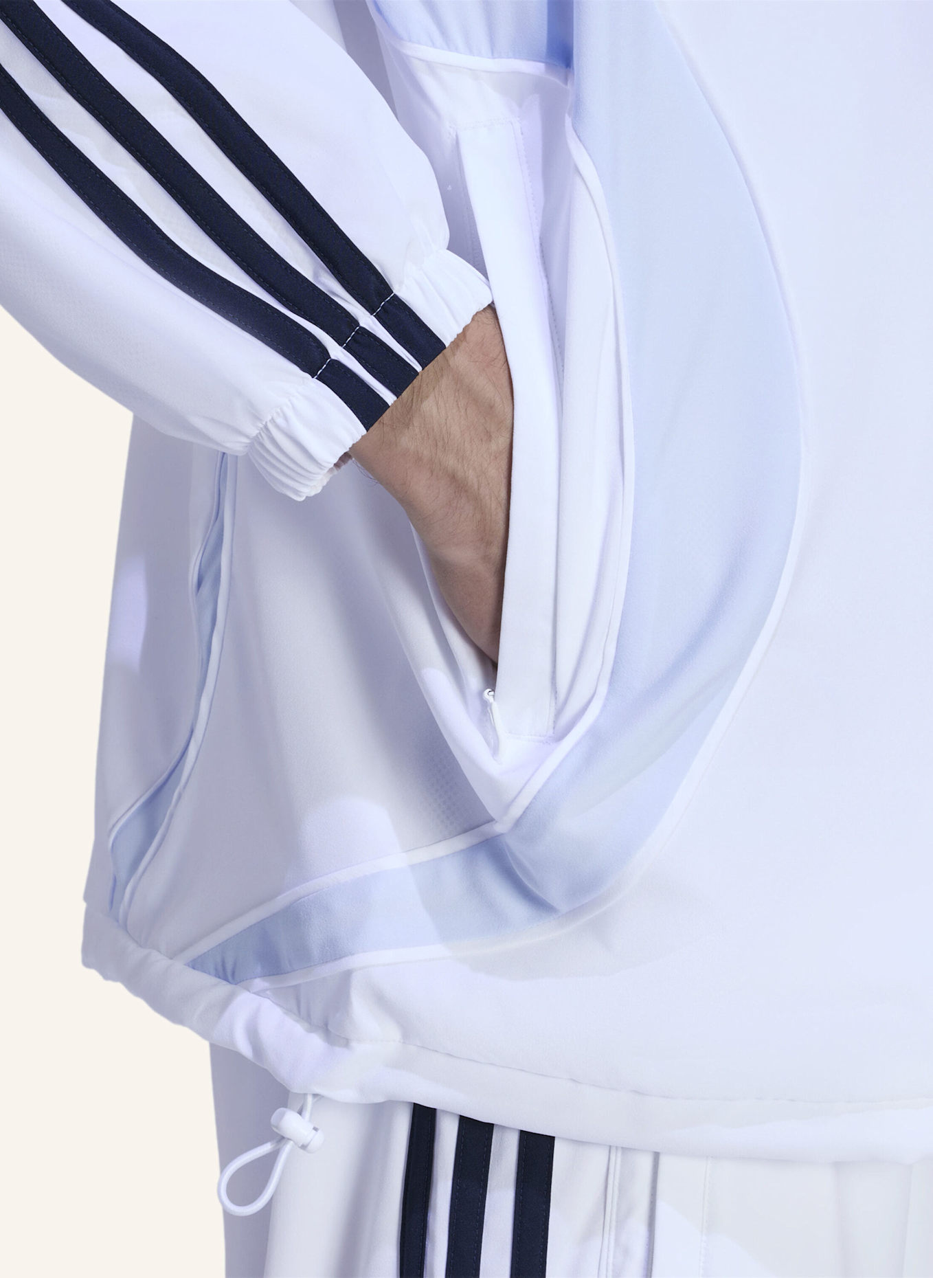 adidas Originals TEAMGEIST ADICOLOR ORIGINALS JACKE: WEISS