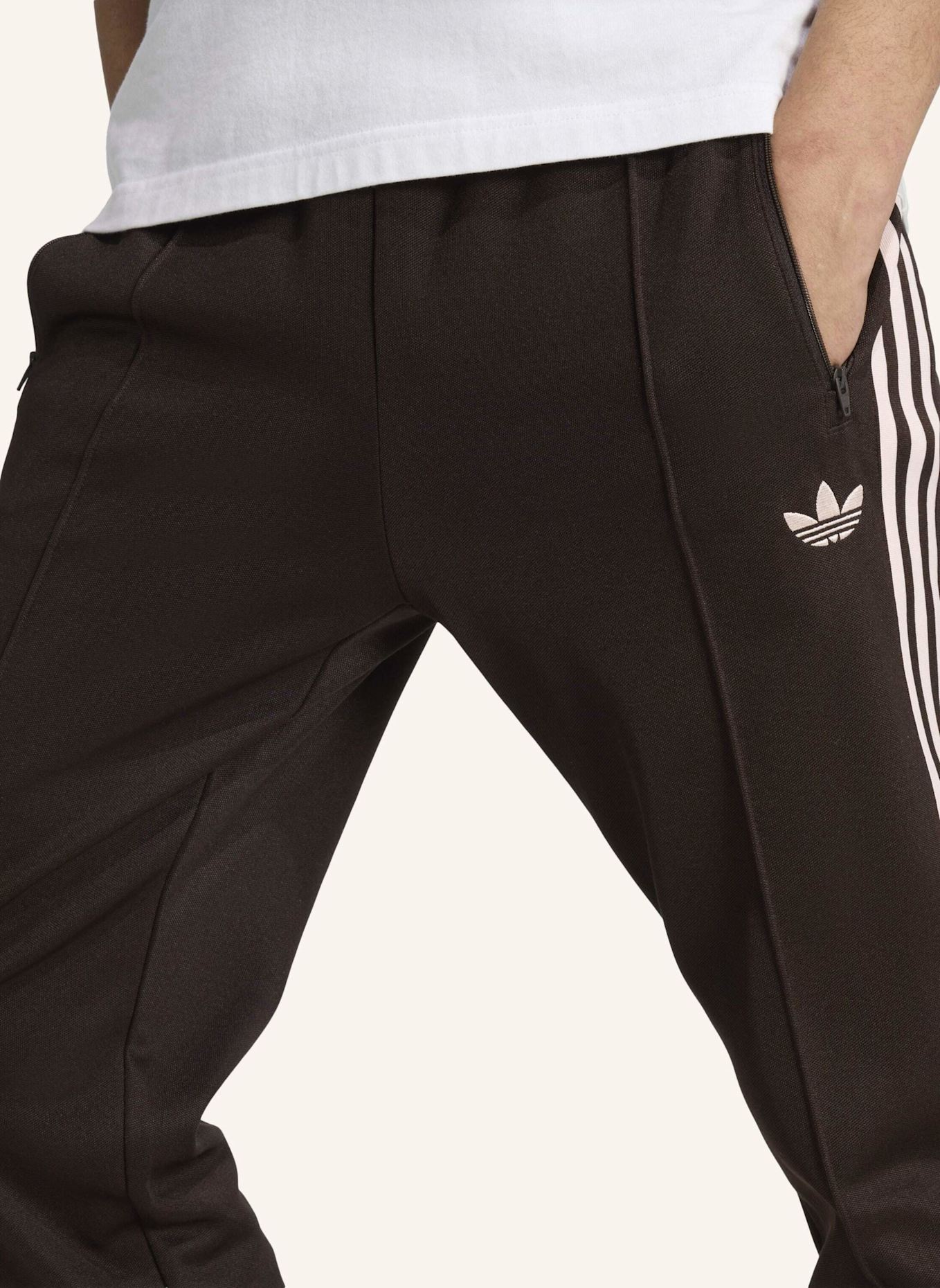 adidas Originals CLASSIC TRAININGSHOSE: BRAUN/ ROSA