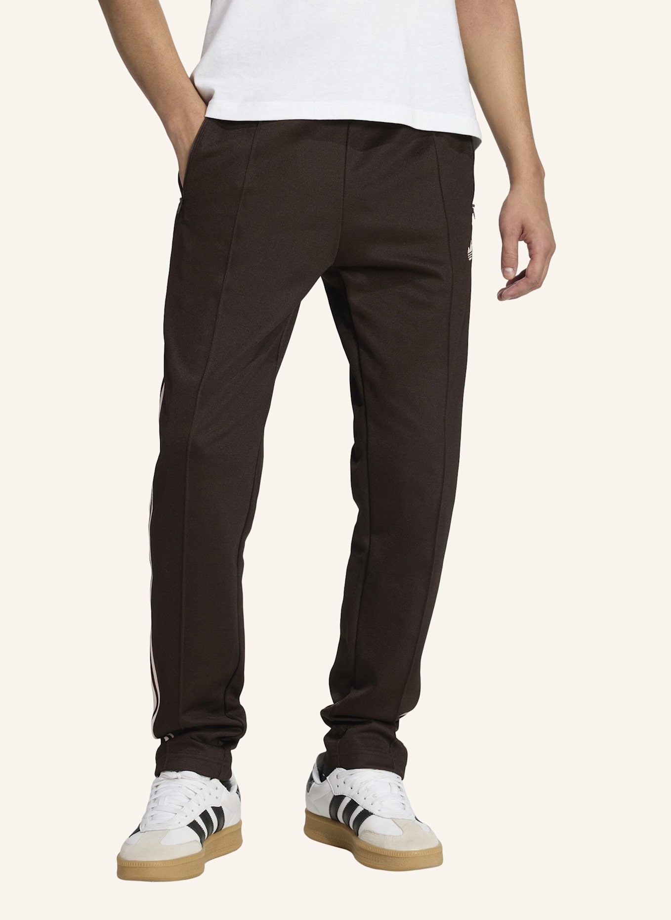 adidas Originals CLASSIC TRAININGSHOSE: BRAUN/ ROSA