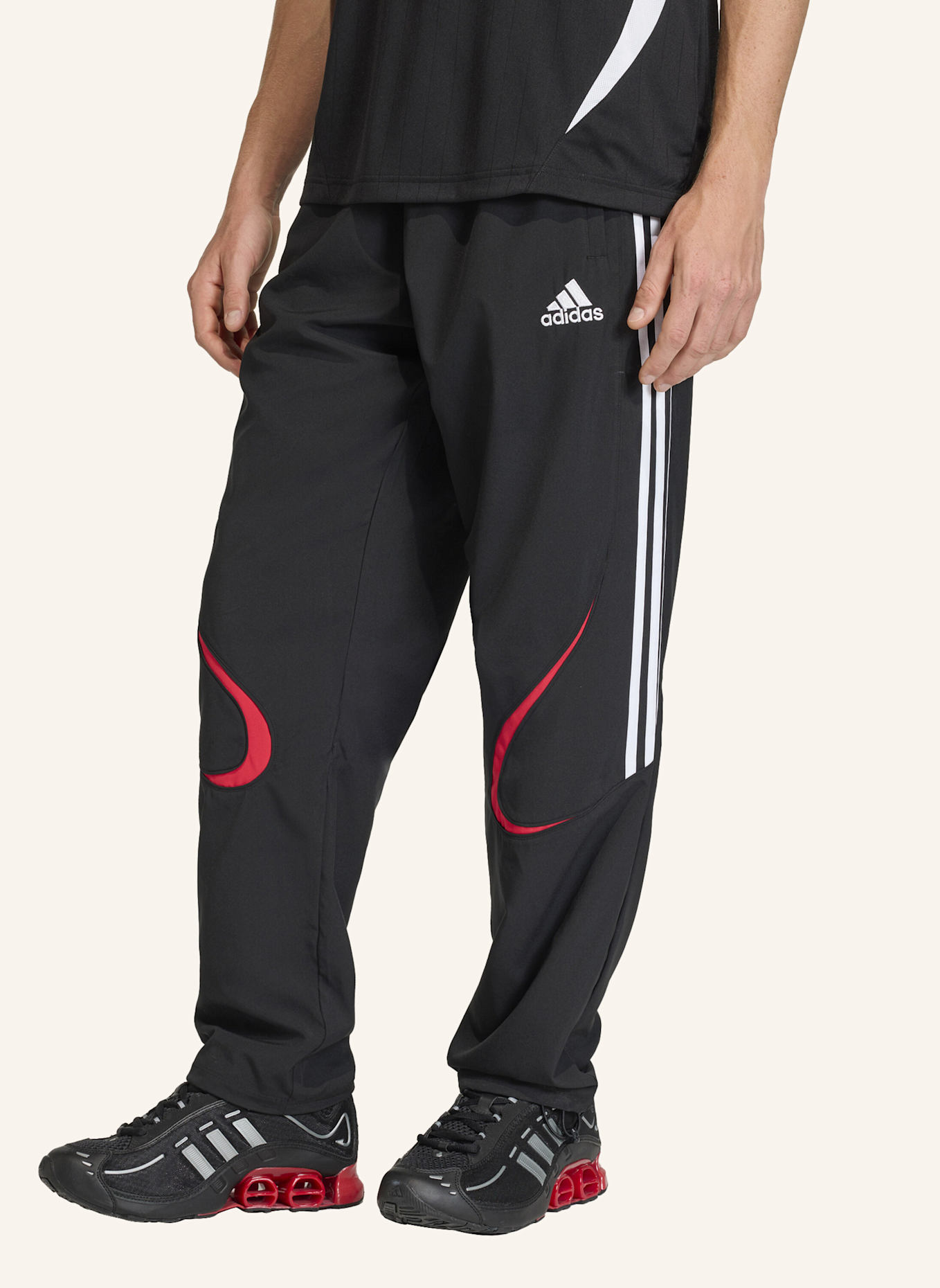 adidas Originals TEAMGEIST ADICOLOR TRAININGSHOSE: SCHWARZ/ WEISS
