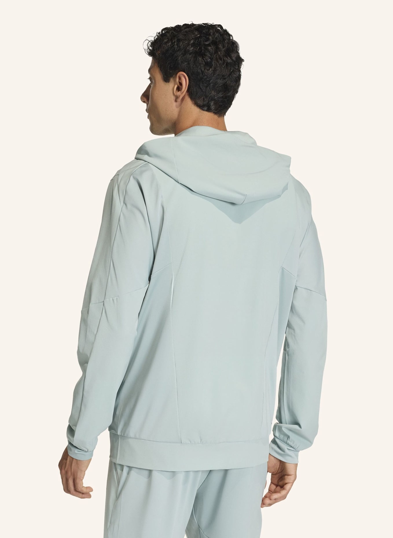 adidas D4T WORKOUT-HOODIE MIT DURCHGEHENDEM REISSVERSCHLUSS: GRÜN