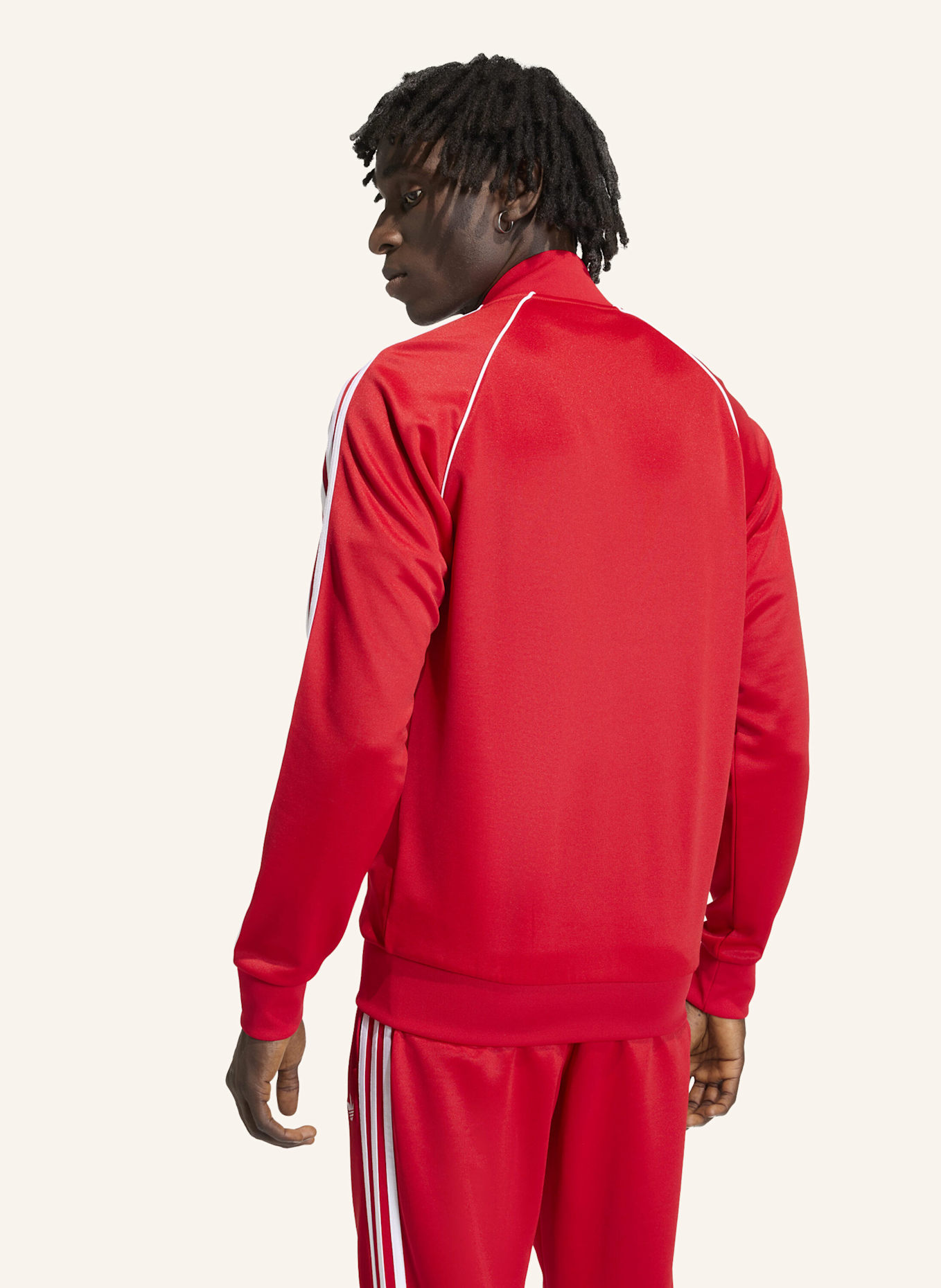 adidas Originals SST TRACK TOP: ROT/ WEISS