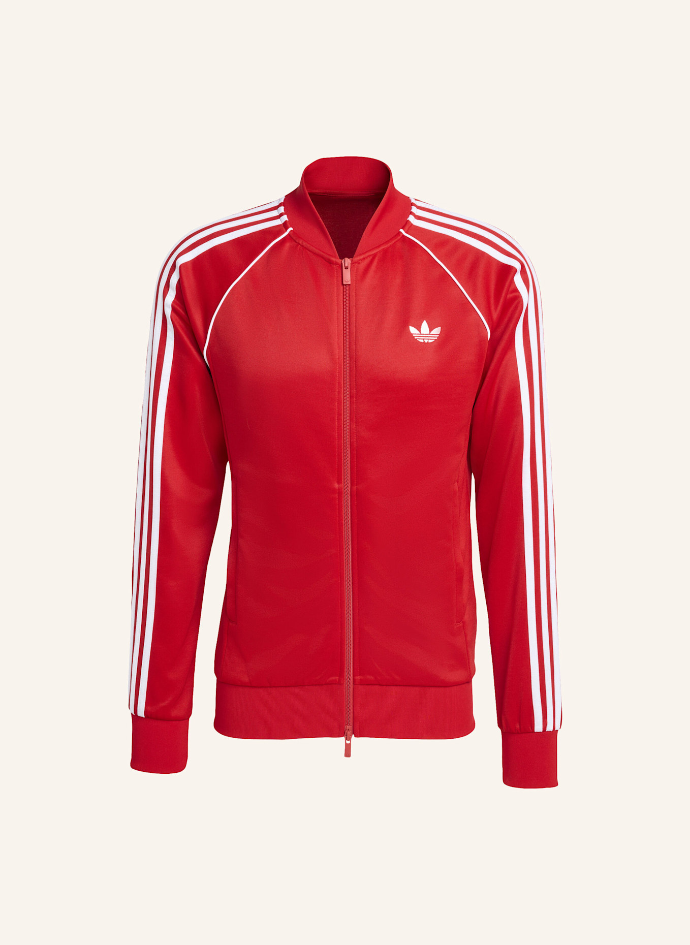 adidas Originals SST TRACK TOP: ROT/ WEISS
