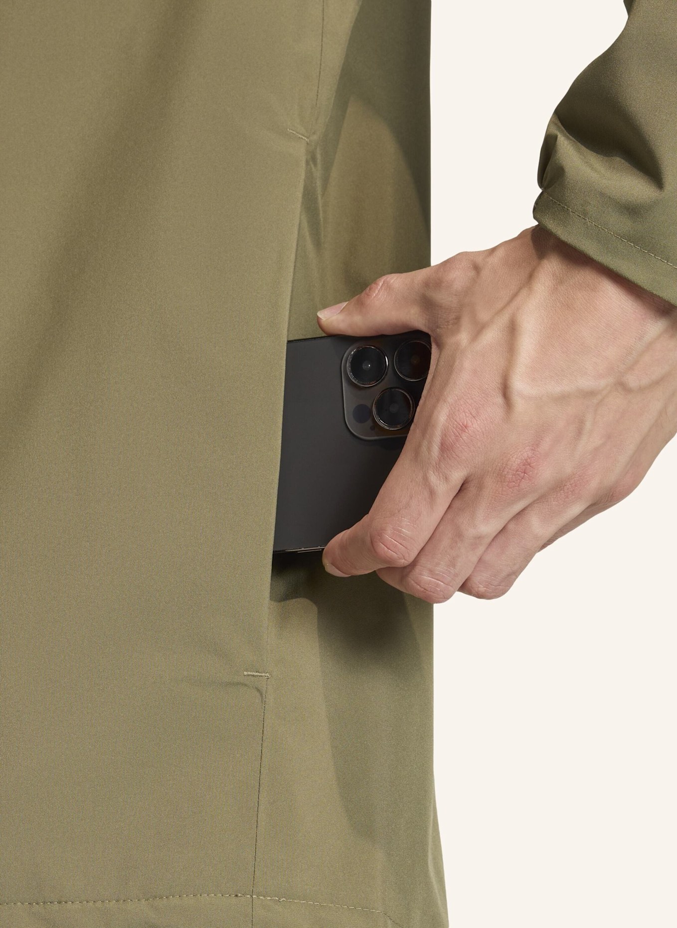 adidas TERREX Regenjacke MULTI ESSENTIALS 2L: GRÜN