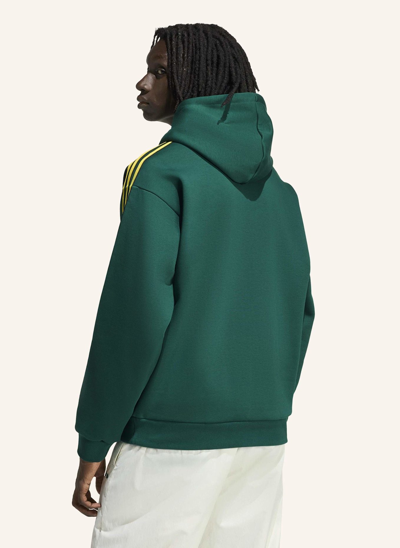 adidas Originals TIPPED STRIPES HOODIE: GRÜN